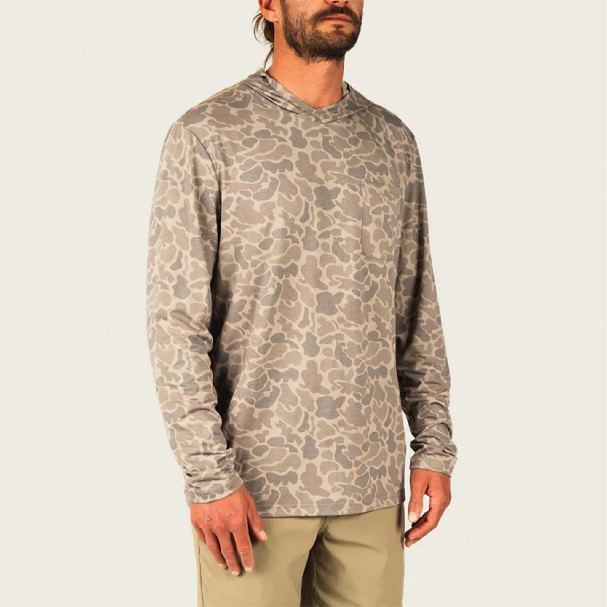 Buxton Tech Men's Hoodie in Camo - Image 3