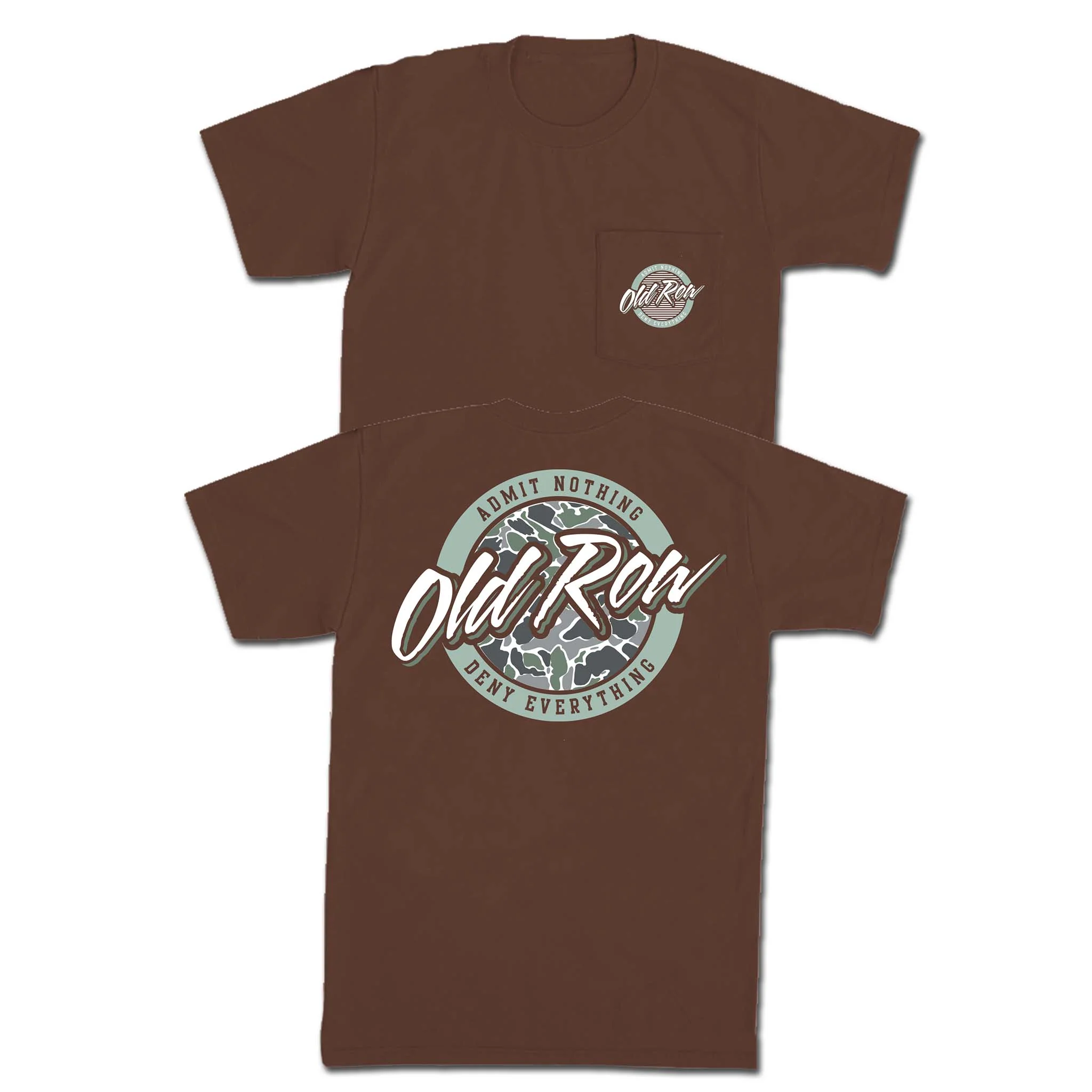 80's Camo Circle Logo Short Sleeve T-Shirt