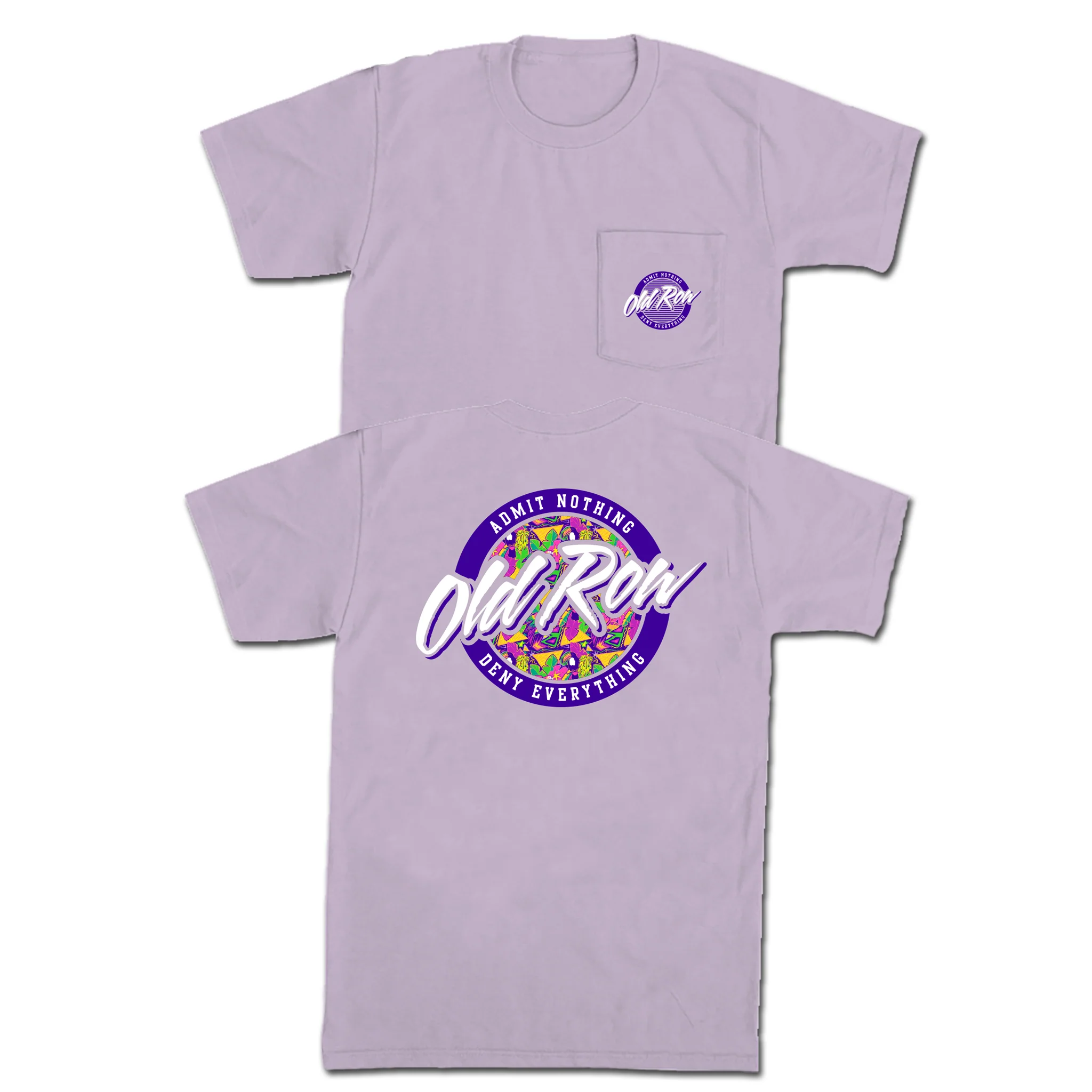 Party Toucan Circle Logo Short Sleeve T-Shirt in Orchid