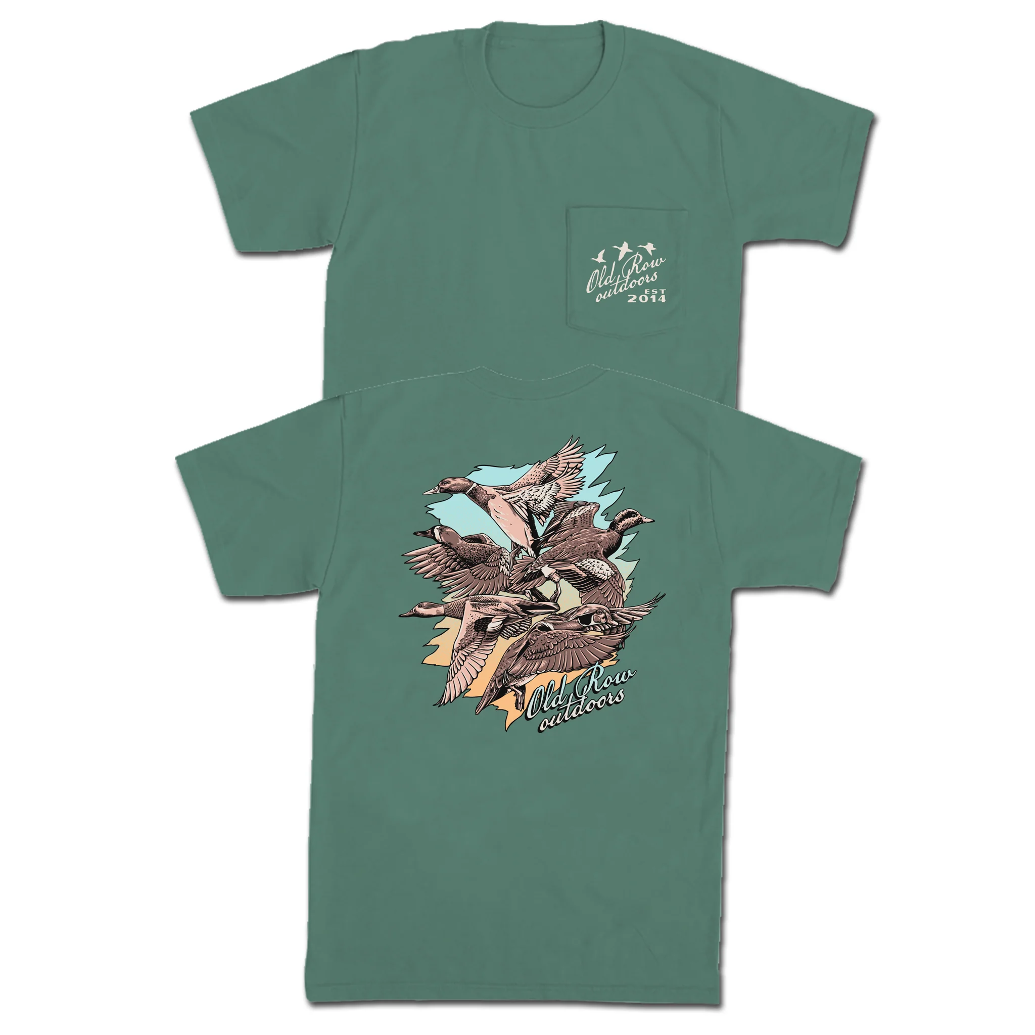 Waterfowl Flight Short Sleeve Pocket T-Shirt