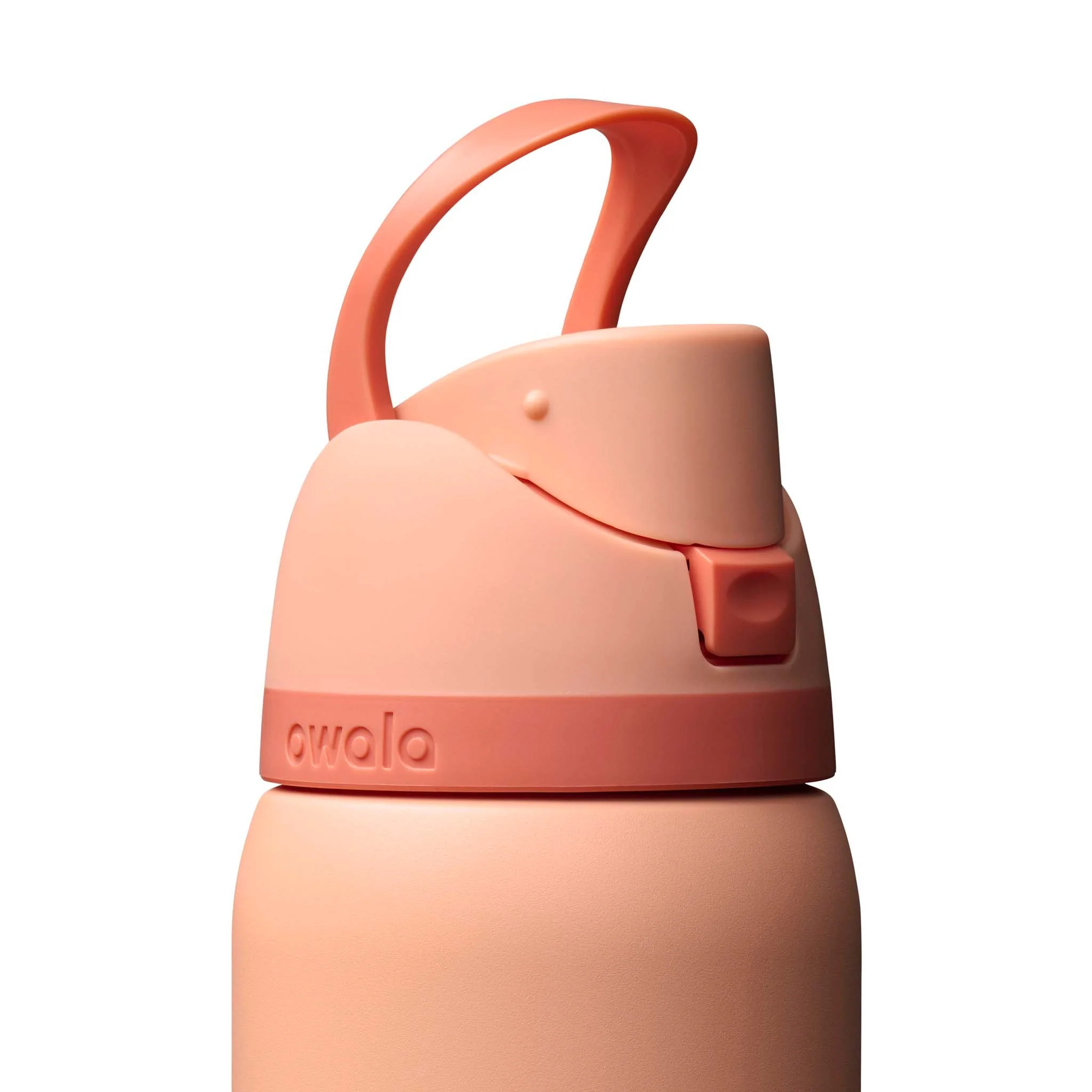 FreeSip® 32oz Stainless Steel Water Bottle in Peach of Mind - Image 4