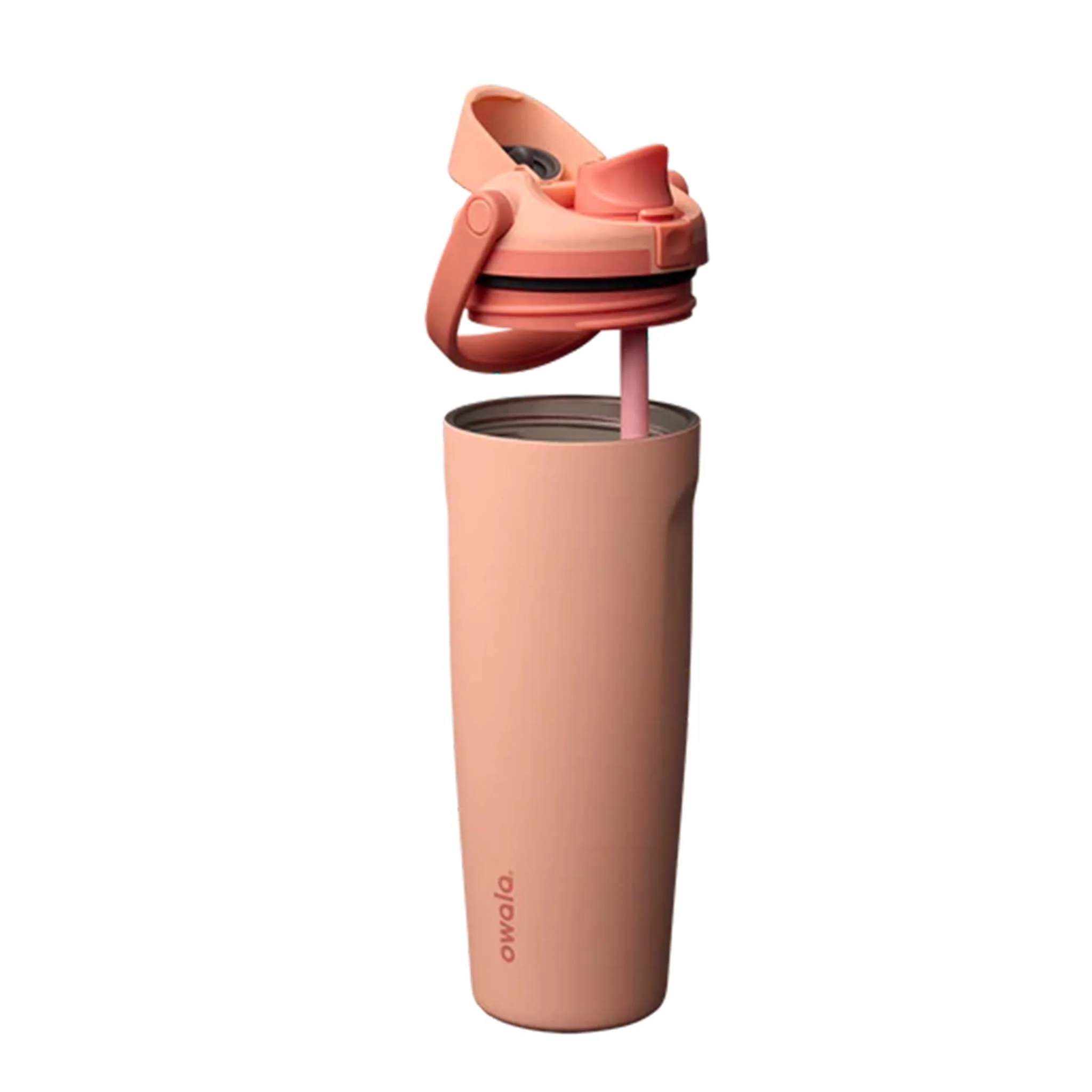 FreeSip® Sway 30oz Stainless Steel Water Bottle in Peach of Mind - Image 3