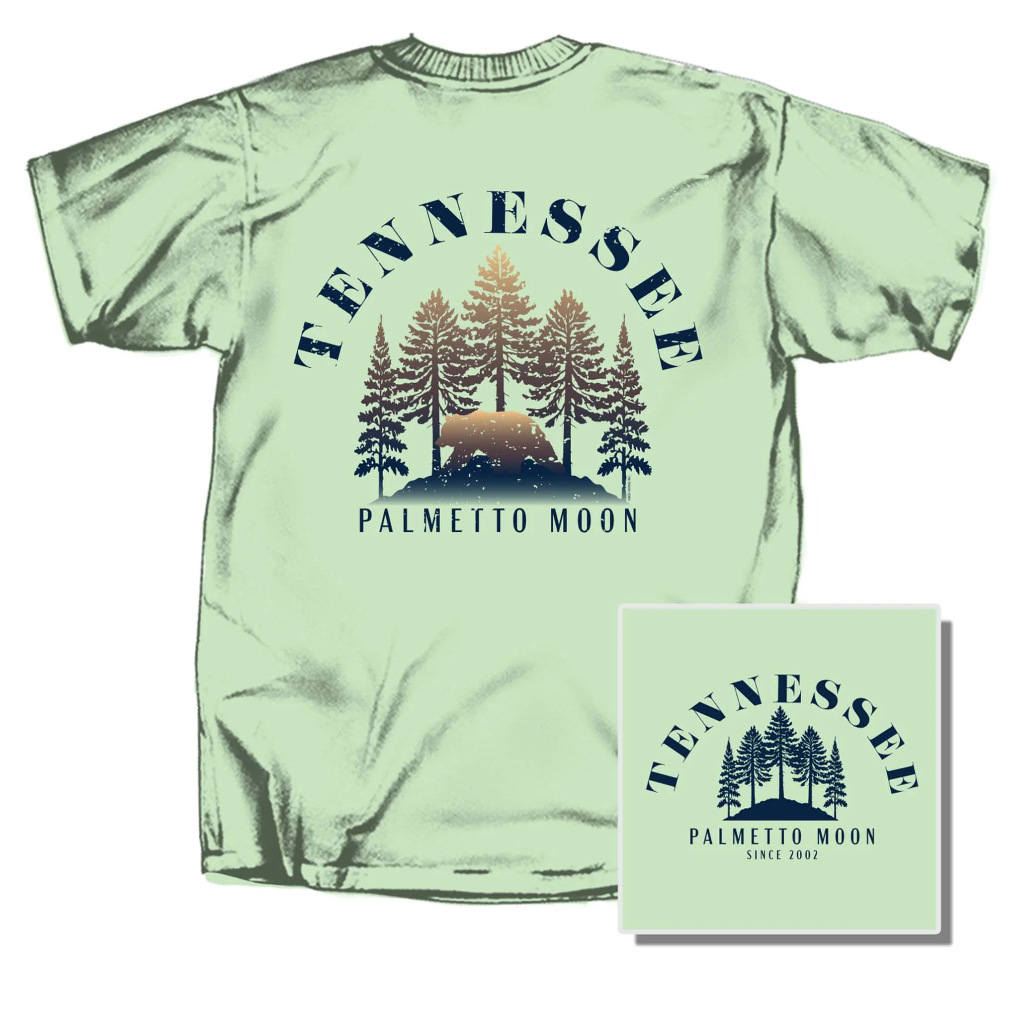 TN Bear Short Sleeve T-Shirt in Mint