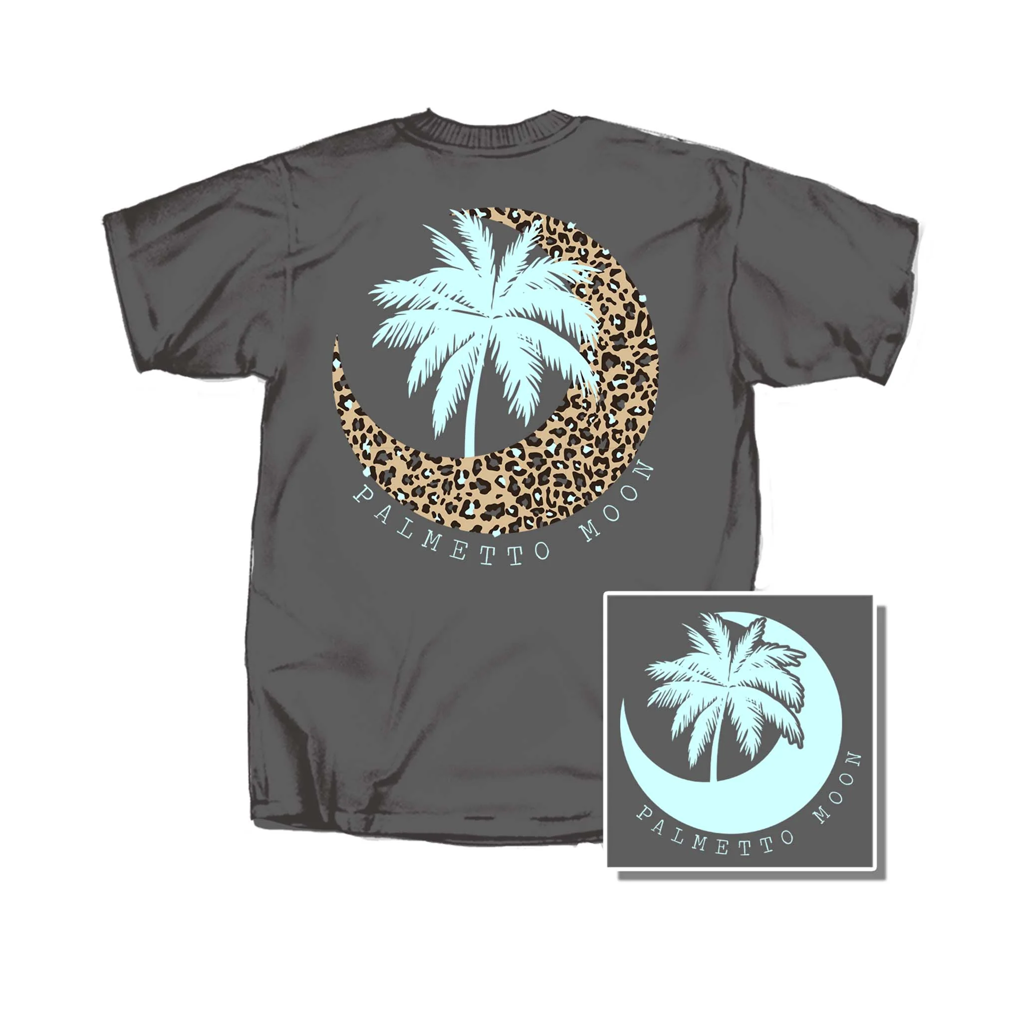 Youth Leopard Moon Short Sleeve T-Shirt - Image 2