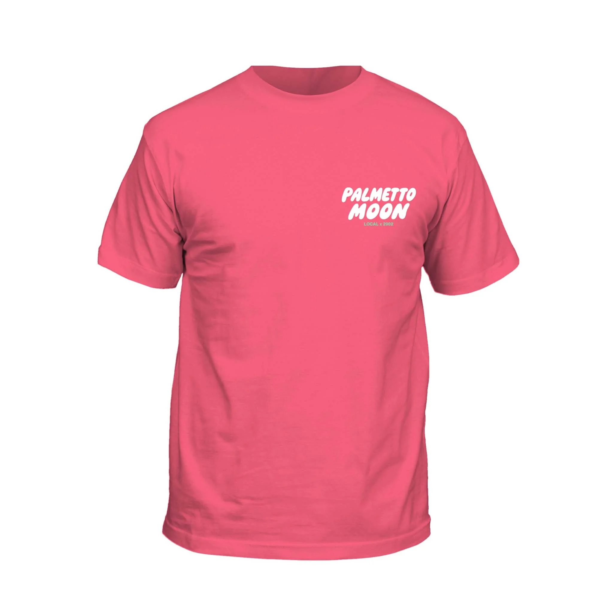 Youth Puff Short Sleeve T-Shirt in Coral - Image 2