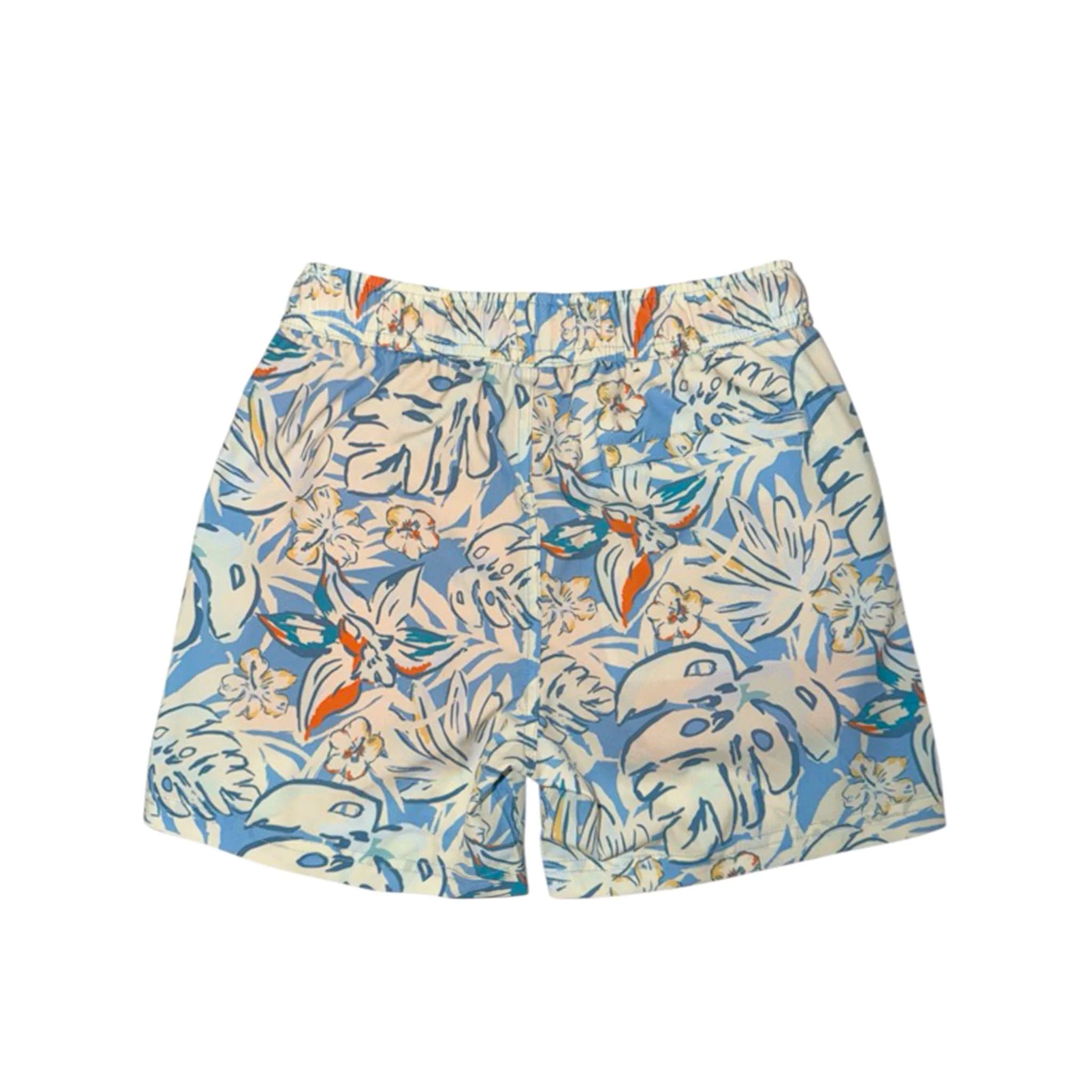 Youth Tropical Leaf Swim Trunks - Image 2