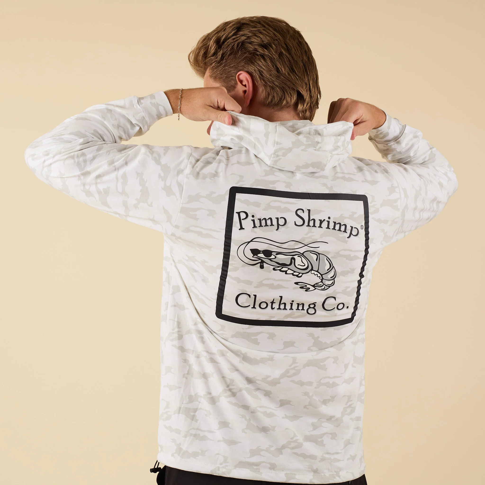 Camo Long Sleeve T-Shirt Hoodie