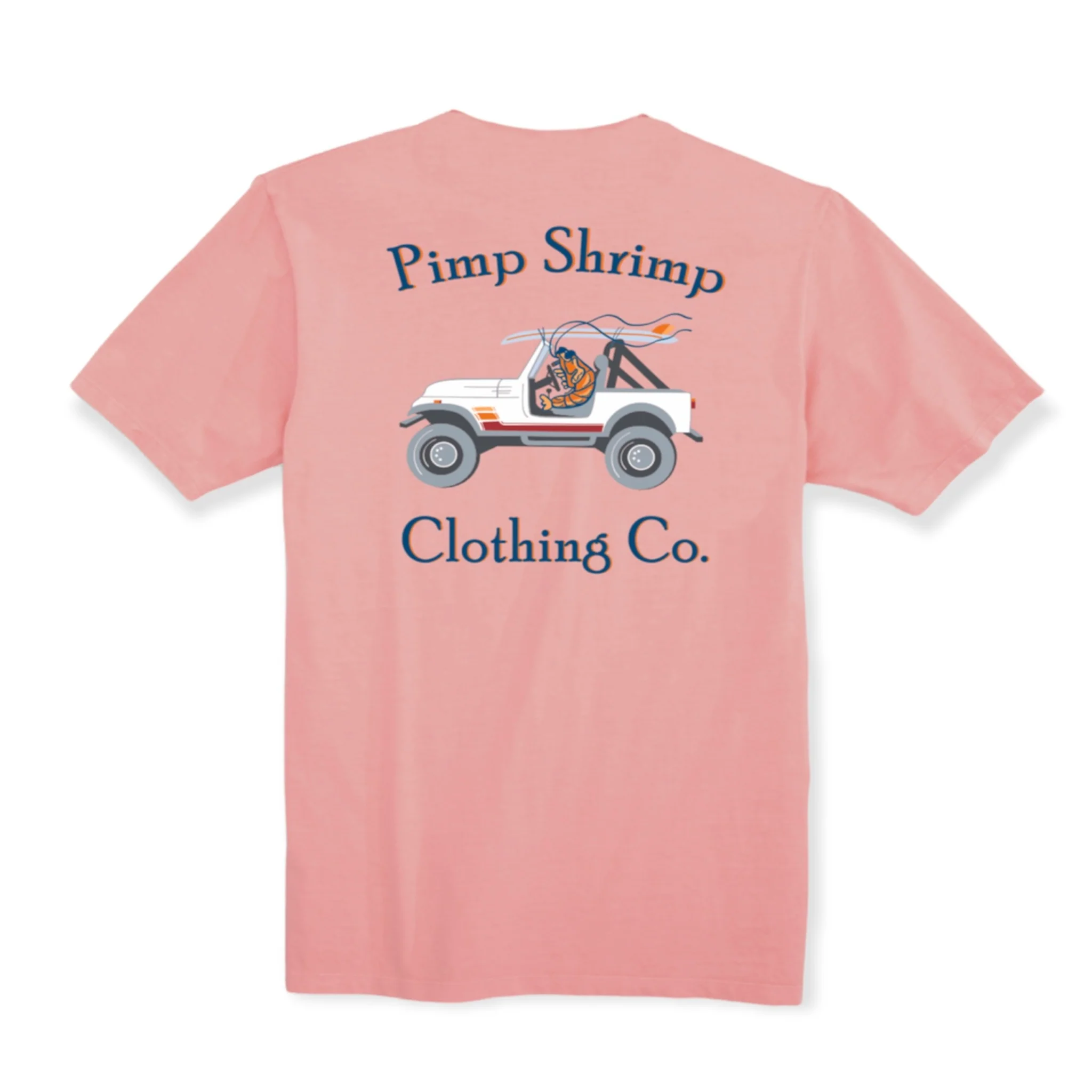 Off Road Short Sleeve T-Shirt in Pink