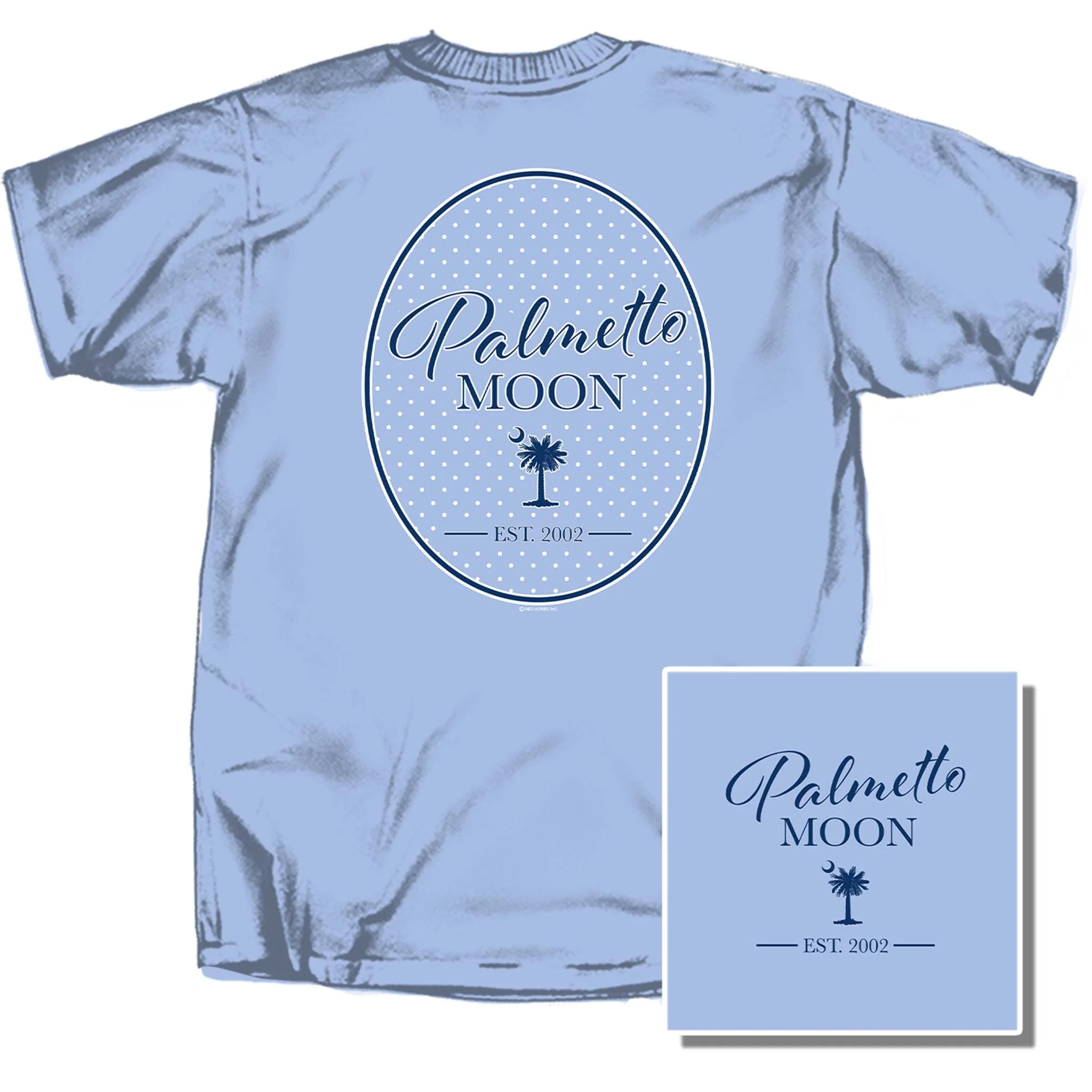 Polka Dot Badge Short Sleeve T-Shirt