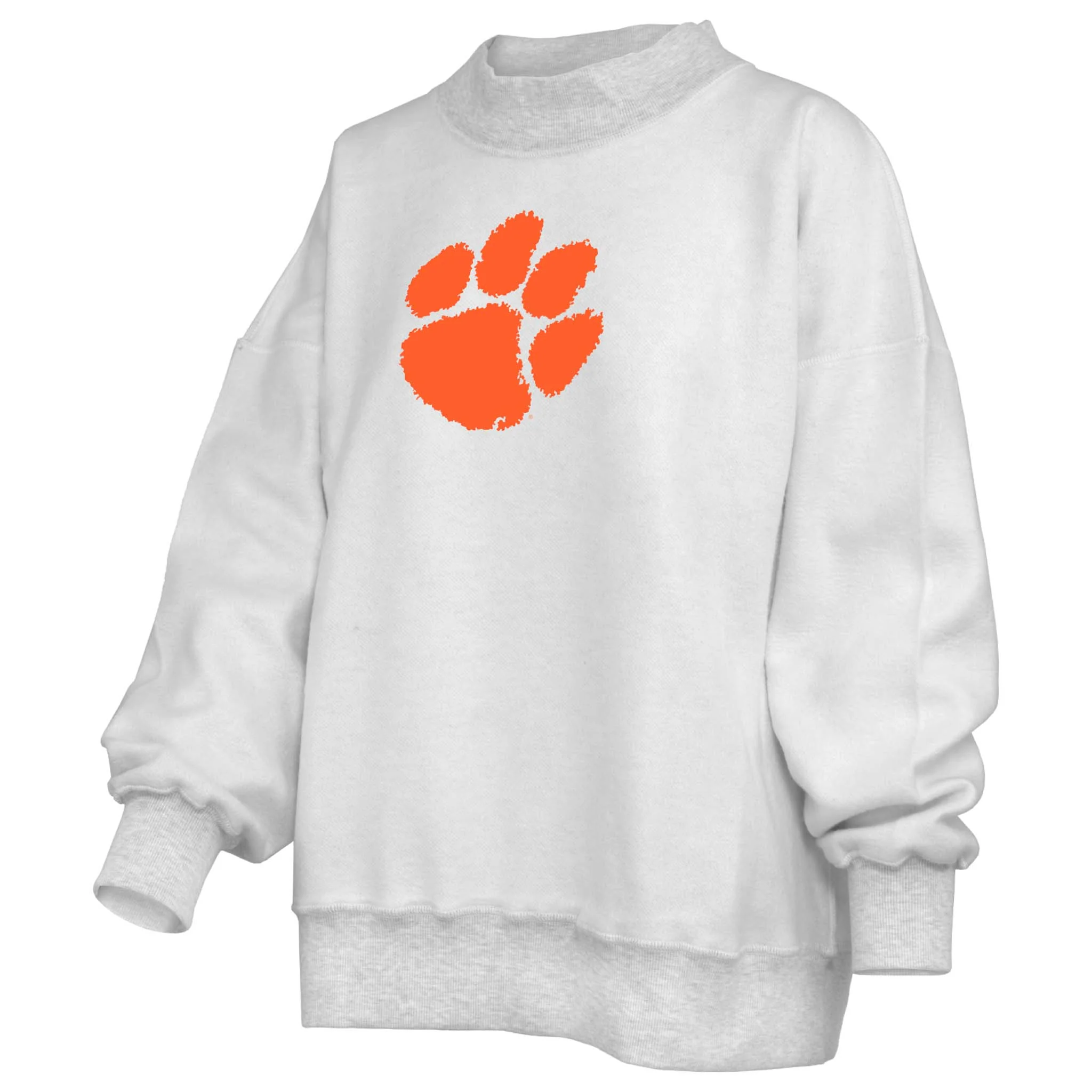 Clemson Tigers Reversible Oversized Mock Neck Sweatshirt - Image 2