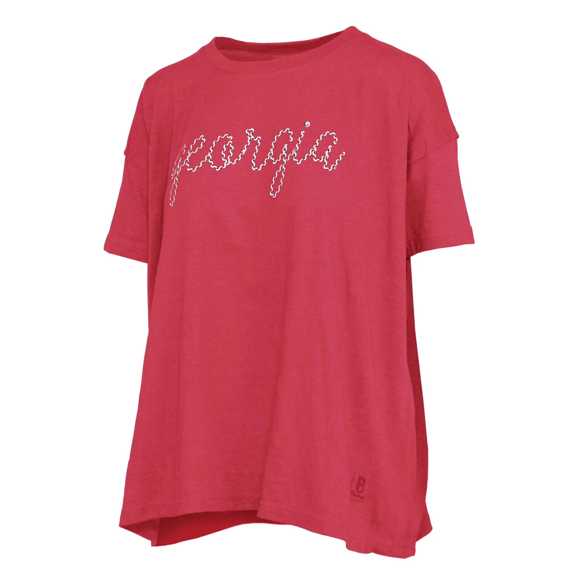 Georgia Bulldogs Swirl Script Short Sleeve T-Shirt