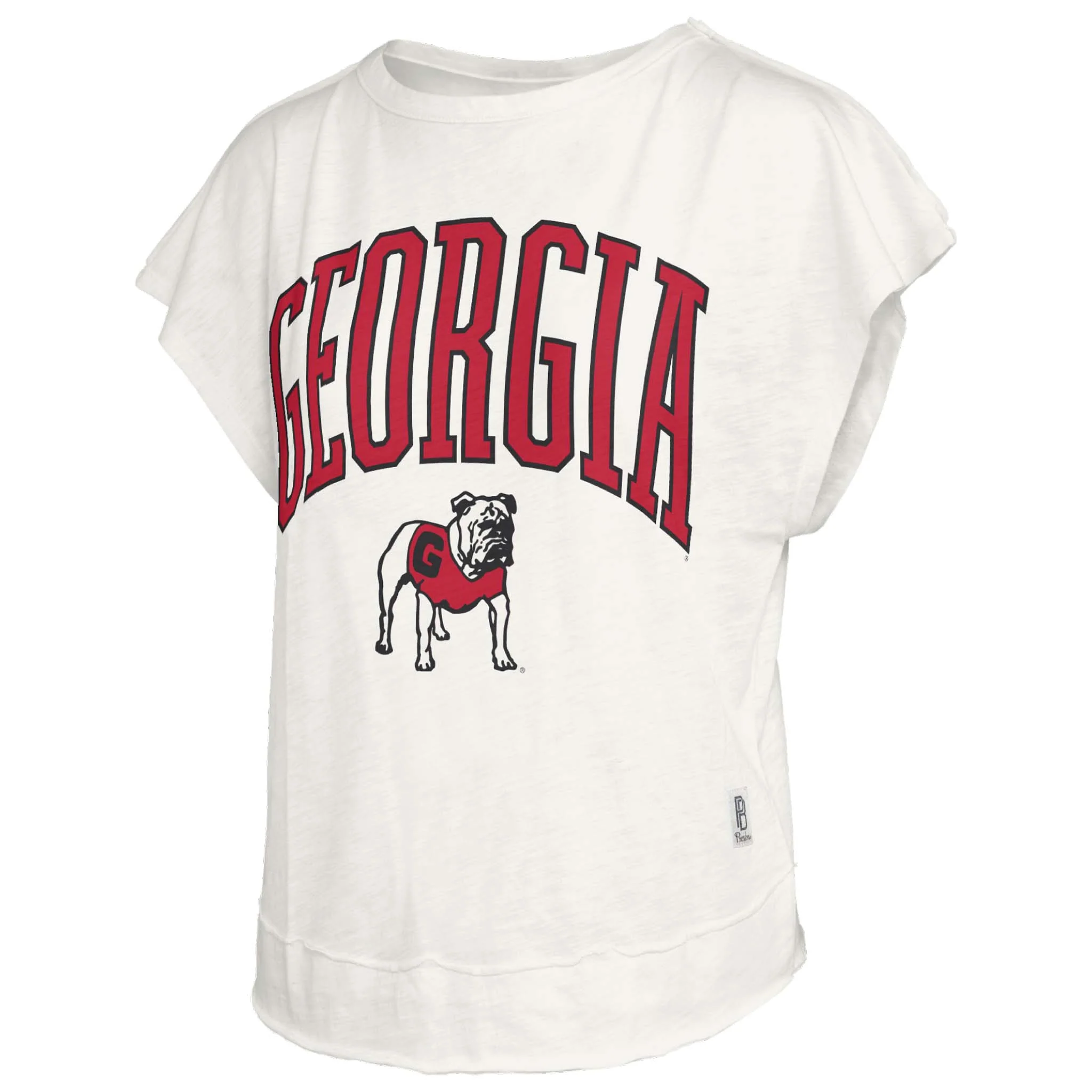 Georgia Open Back Slub Short Sleeve Top