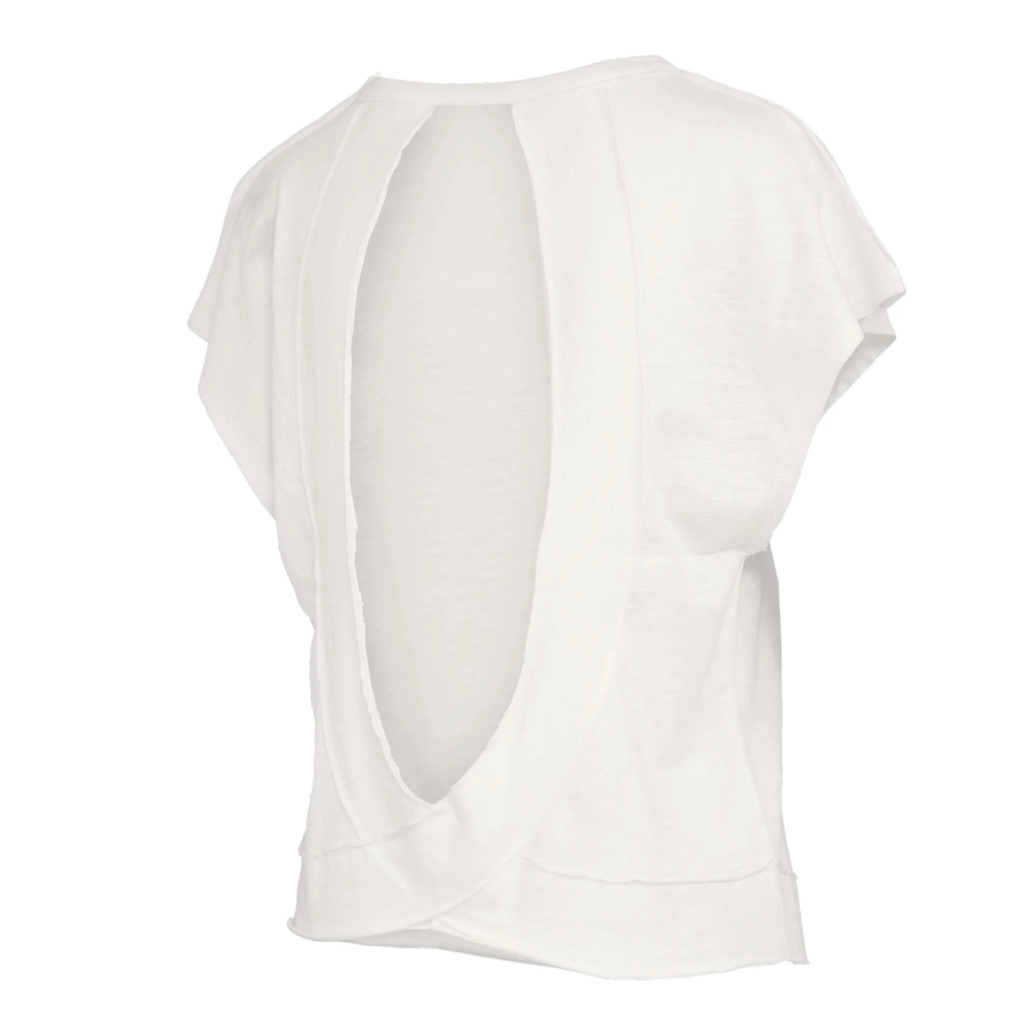 Kentucky Open Back Slub Short Sleeve Top - Image 2