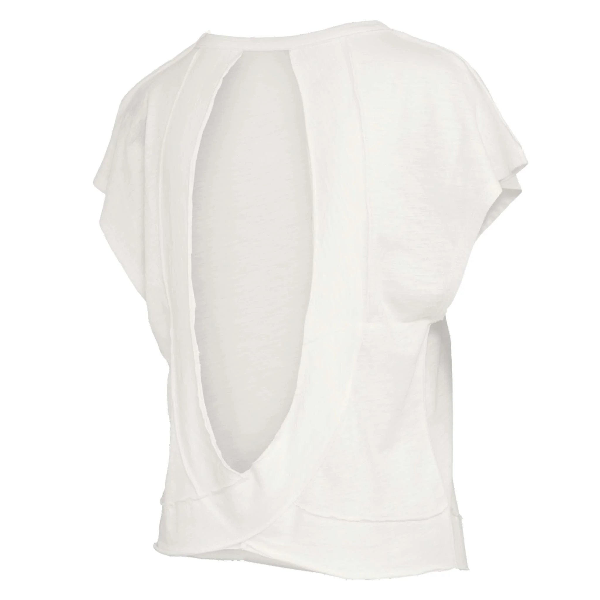 Tennessee Open Back Slub Short Sleeve Top - Image 2