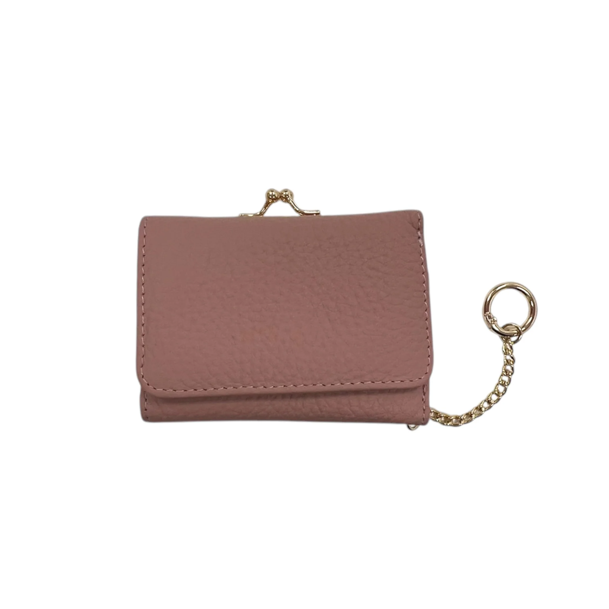 Mini Keychain Coin Purse Wallet in Pink - Image 2