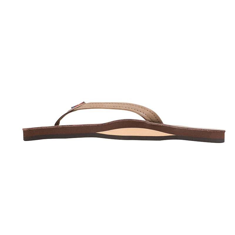 Ladies Single Layer Narrow Strap Premier Leather Sandal - Image 5
