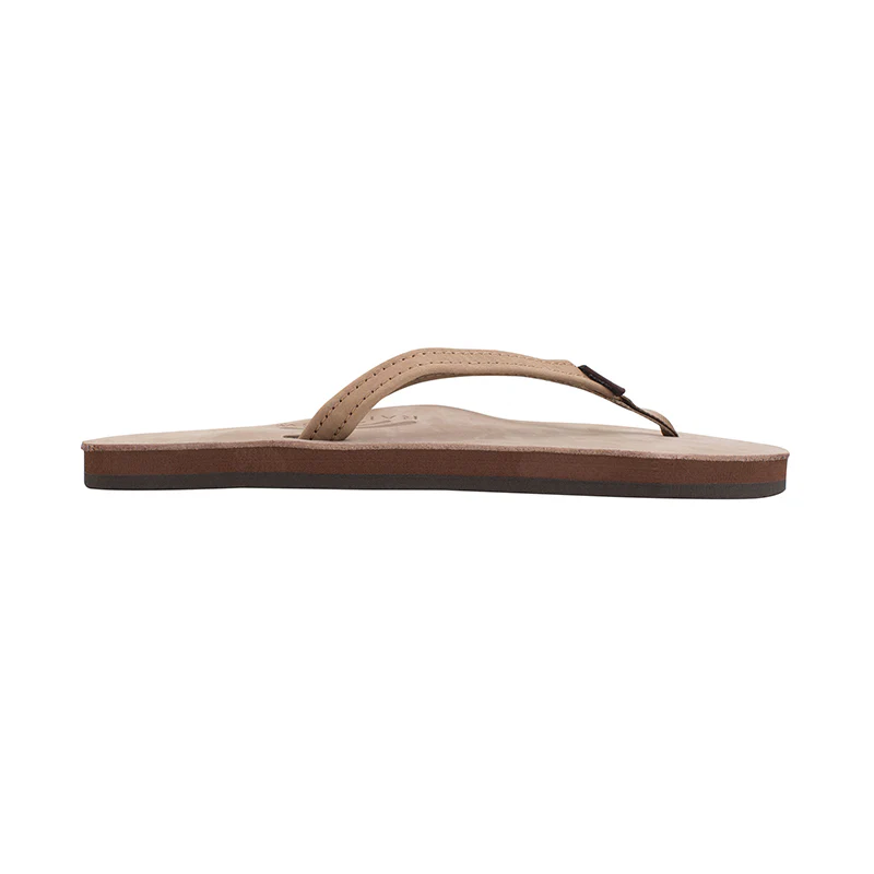 Ladies Single Layer Narrow Strap Premier Leather Sandal - Image 7