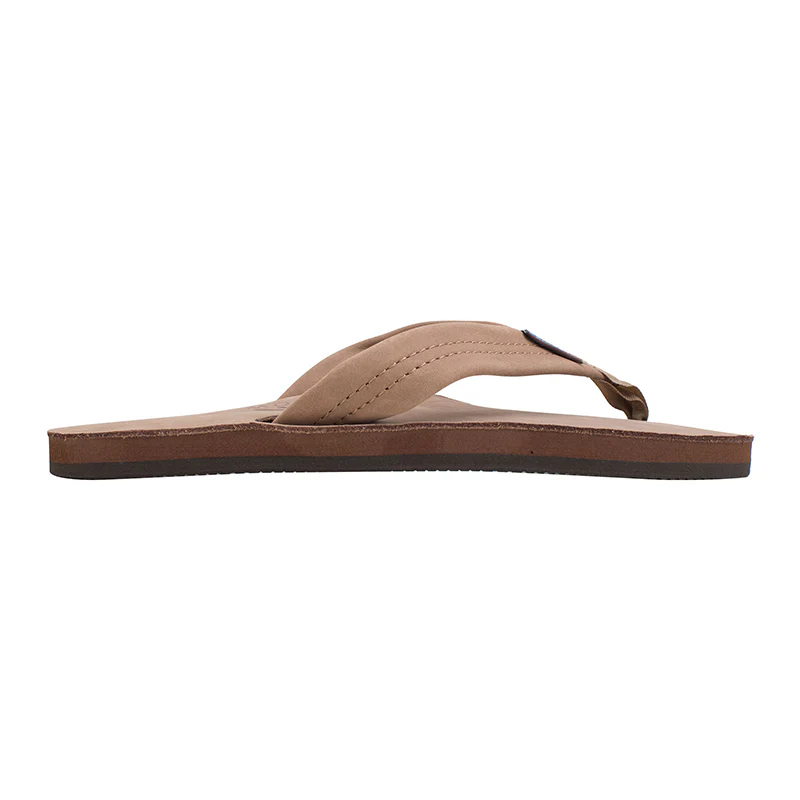 Ladies Single Layer Wide Strap Premier Leather Sandal - Image 6