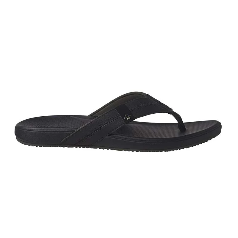 Men's Reef Cushion Phantom Sandals in Black - Image 3