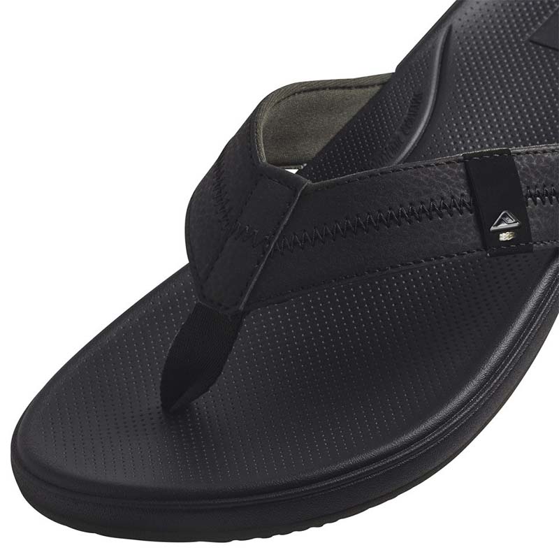 Men's Reef Cushion Phantom Sandals in Black - Image 5
