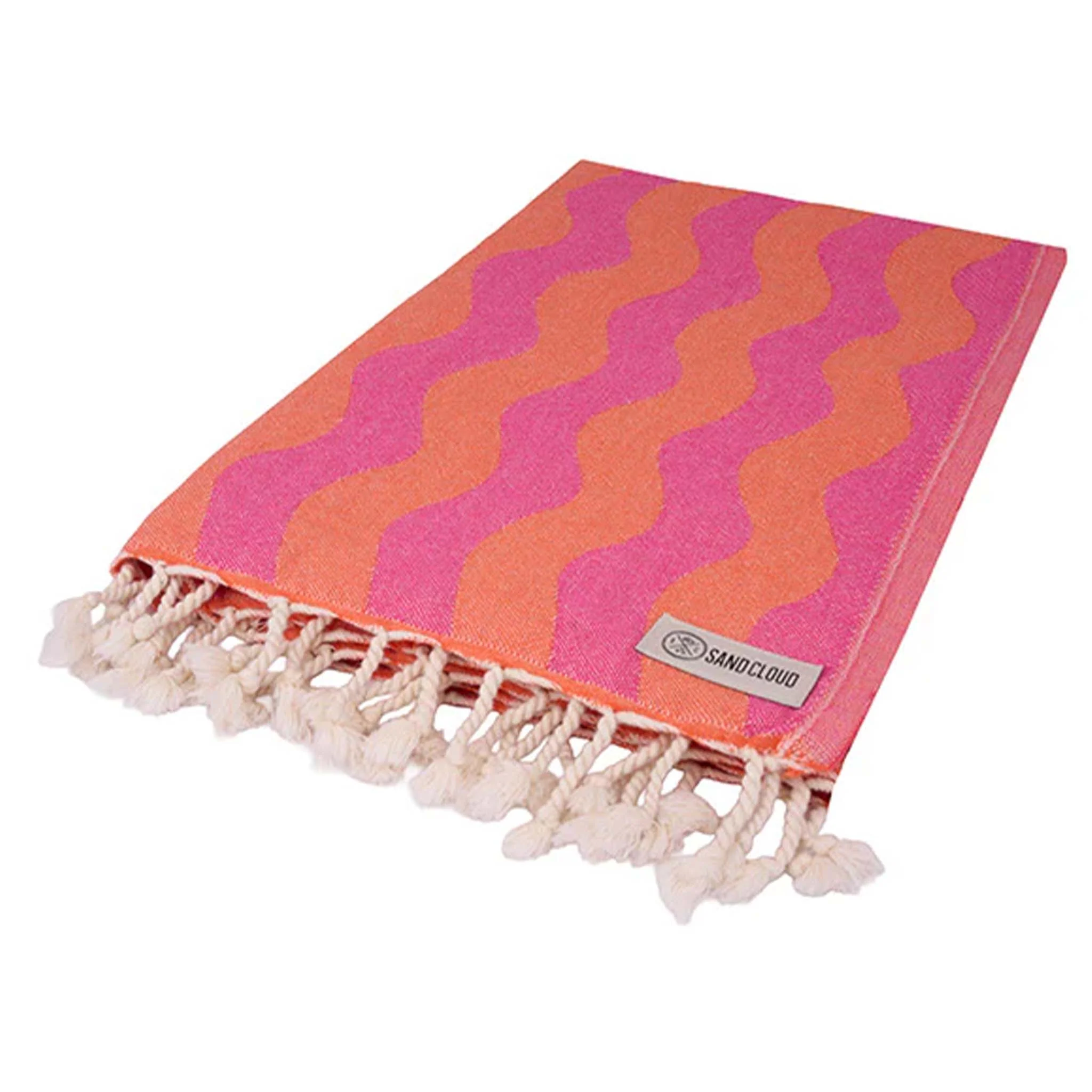 Coral Rumble Waves Towel - Image 4