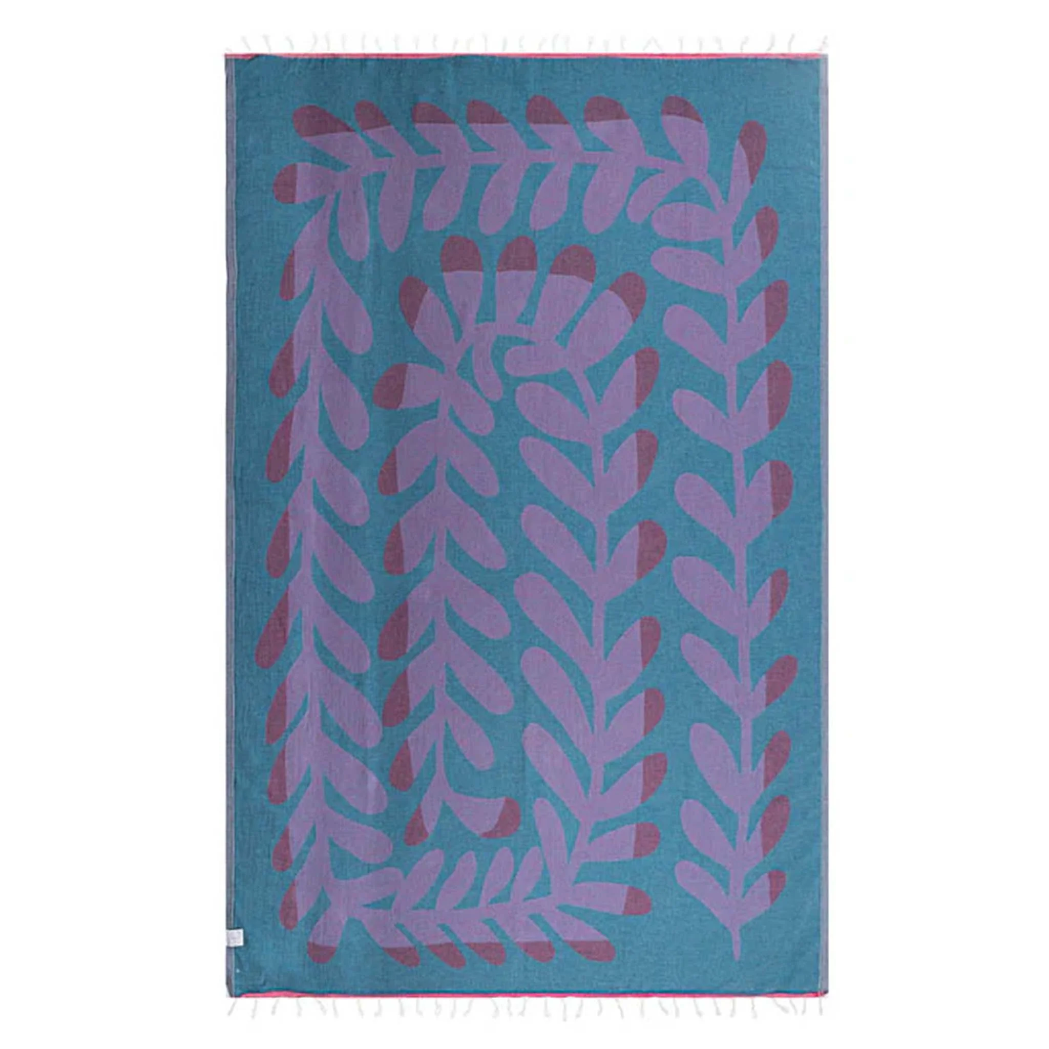 Large Fuchsia Kelp Swirl Towel - Image 5