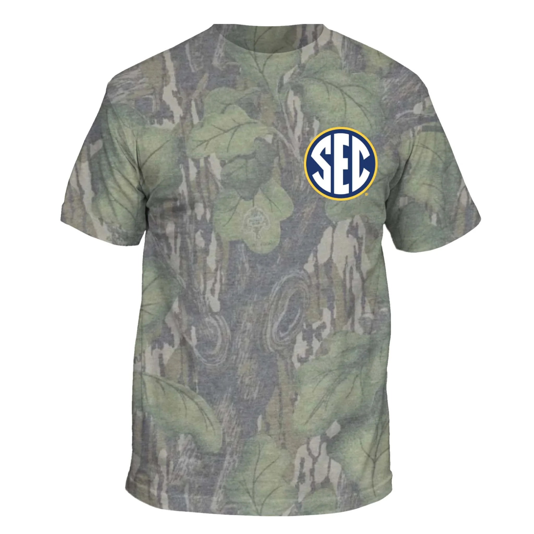 SEC Circle Logos Short Sleeve T-Shirt in Full Foliage - Image 2