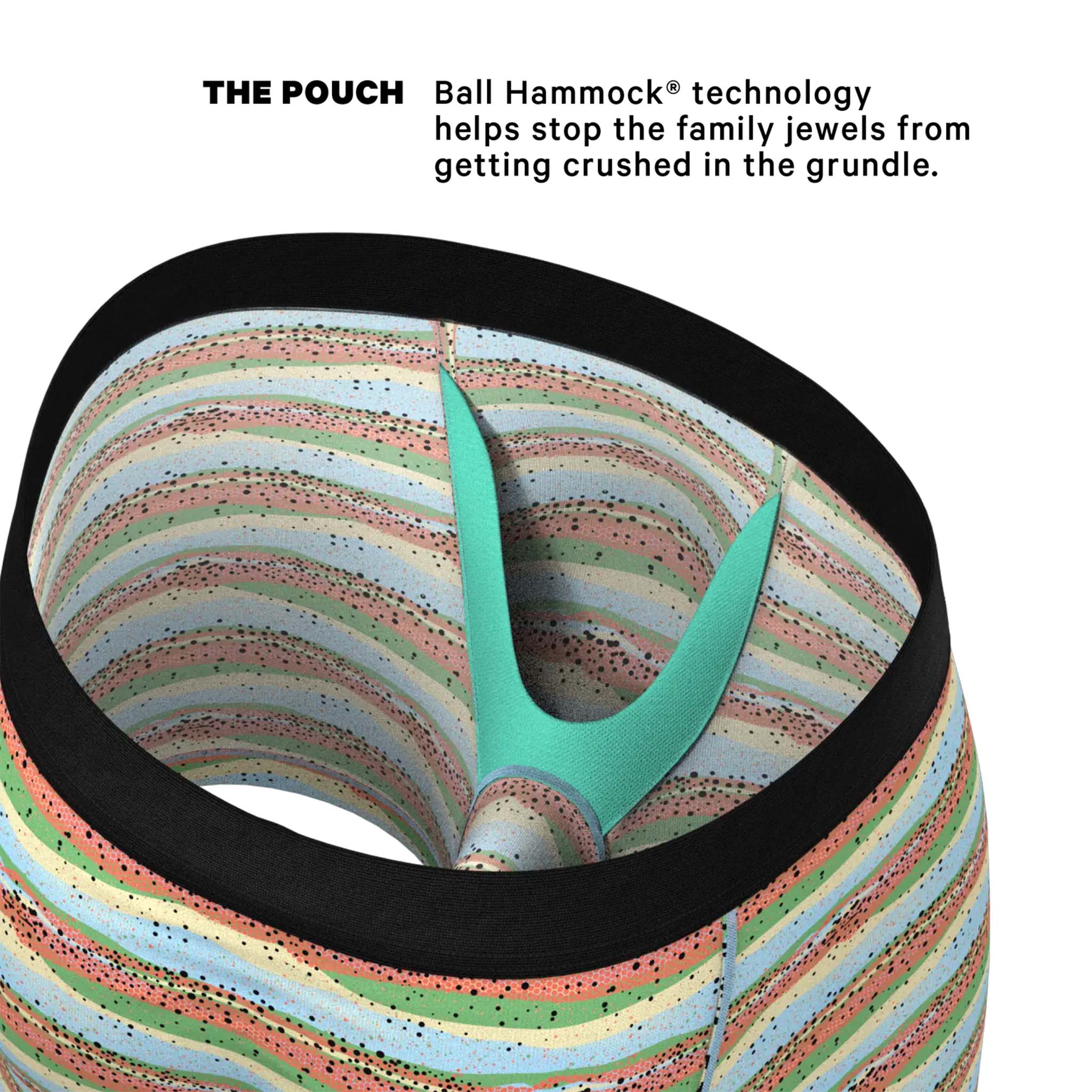 Men's Shinesty The Trout Of The Blue Hammock Pouch Underwear - Image 3