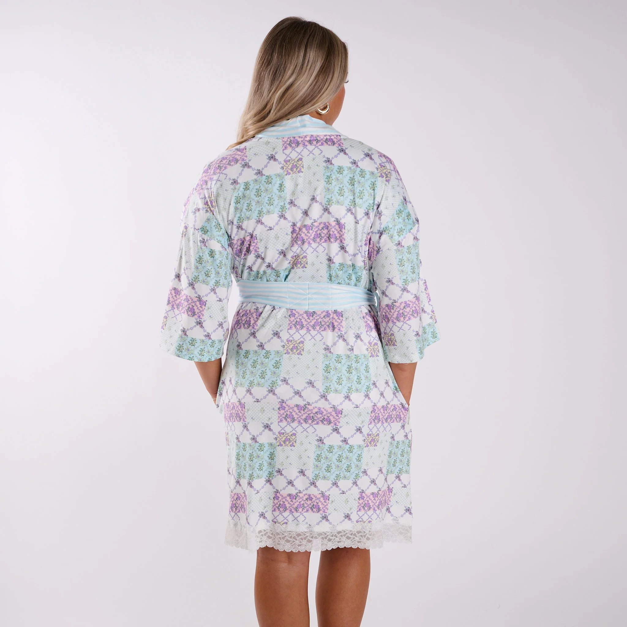 Floral Patchwork Robe - Image 3