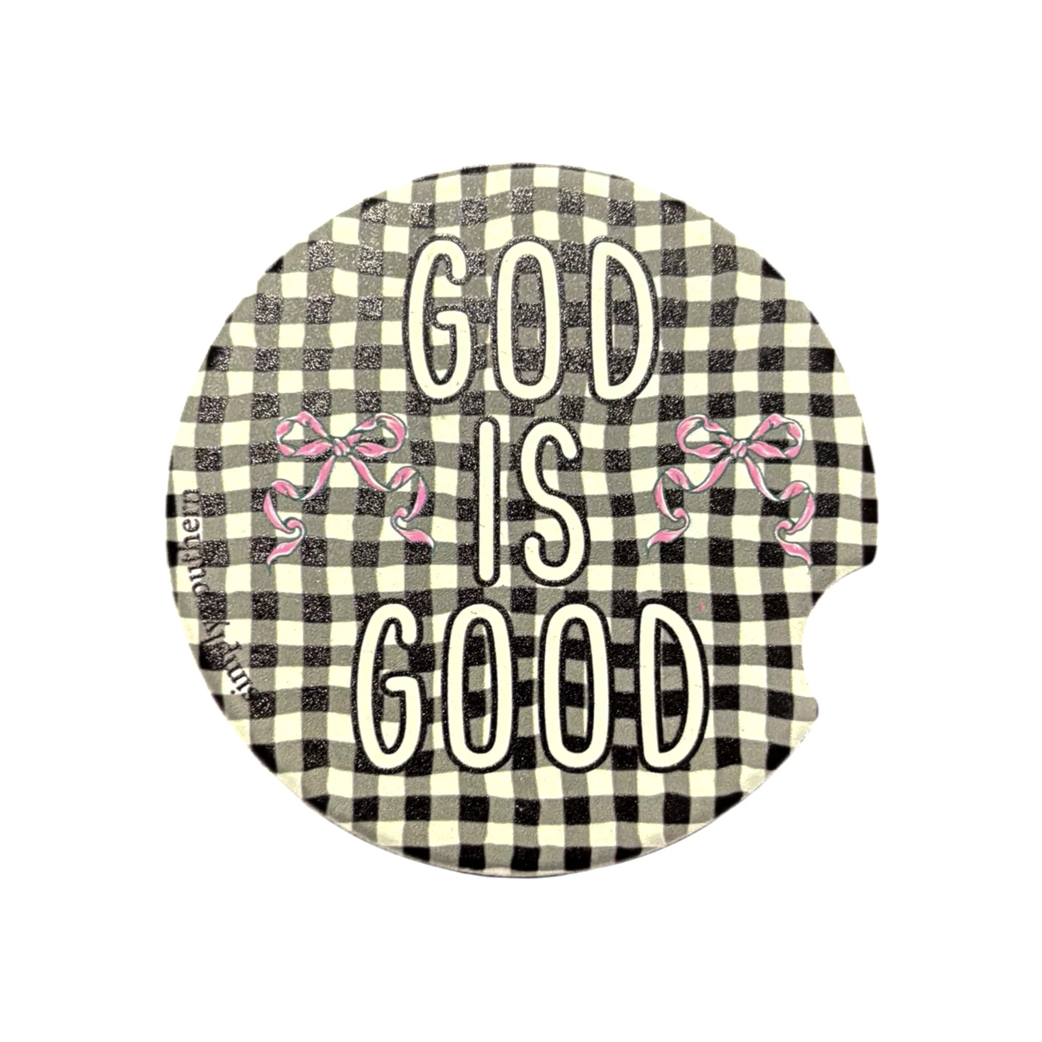 God Is Good Car Coaster