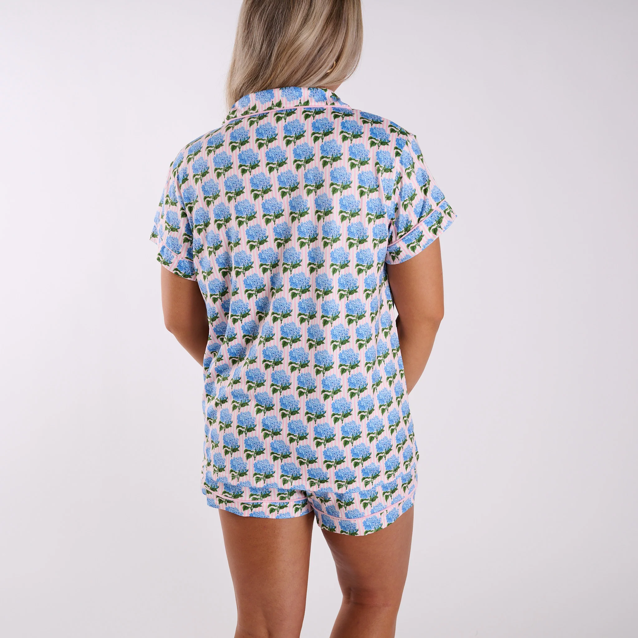 Hydrangea Stripe Pajama Set - Image 5