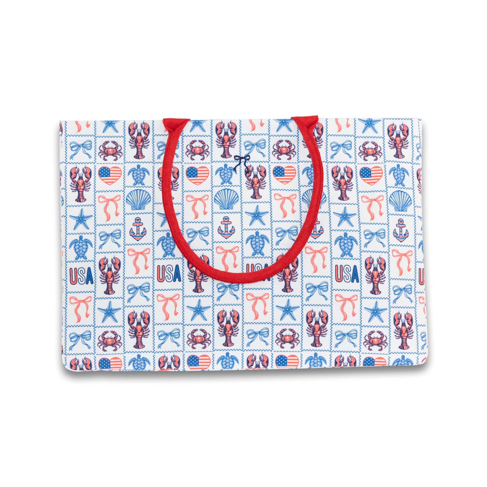 Lobster Patch Oversized Canvas Tote