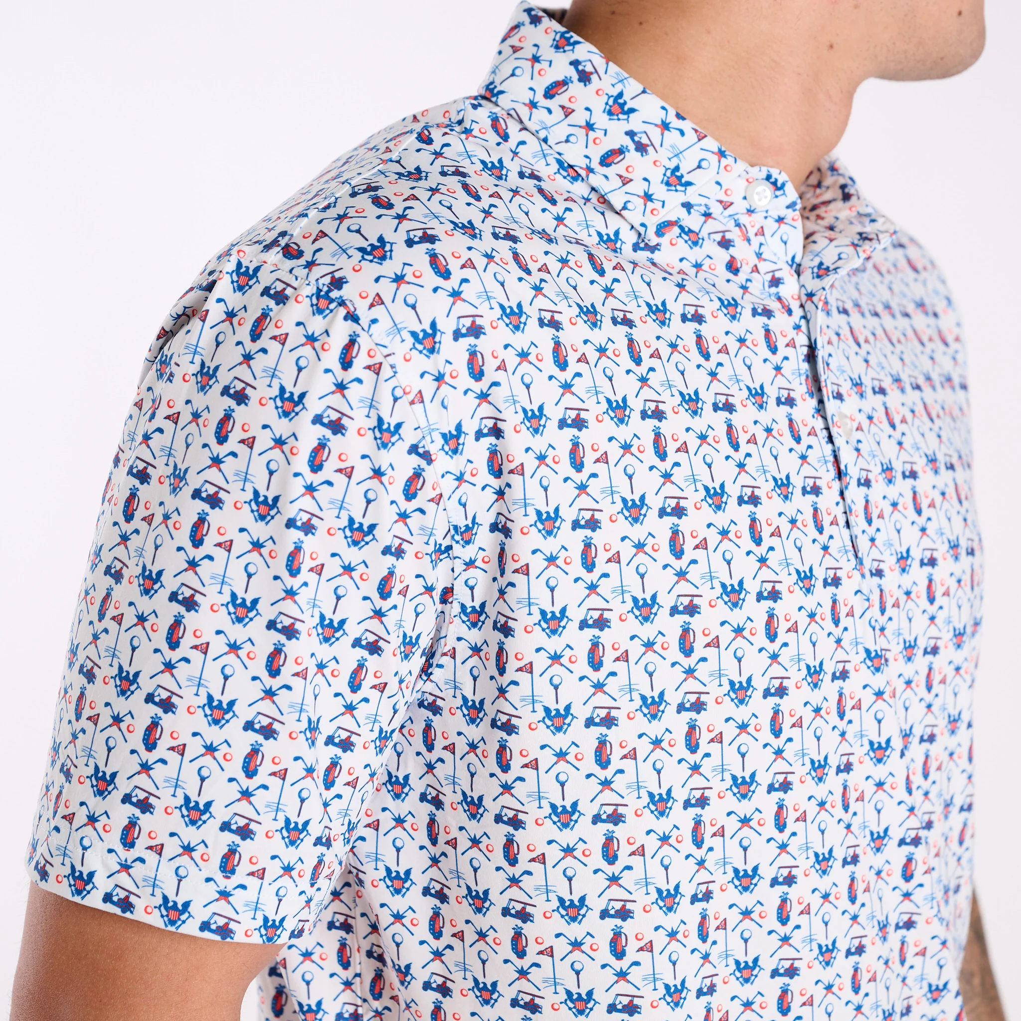 Men's Water Dude Tees and Carts Polo - Image 2