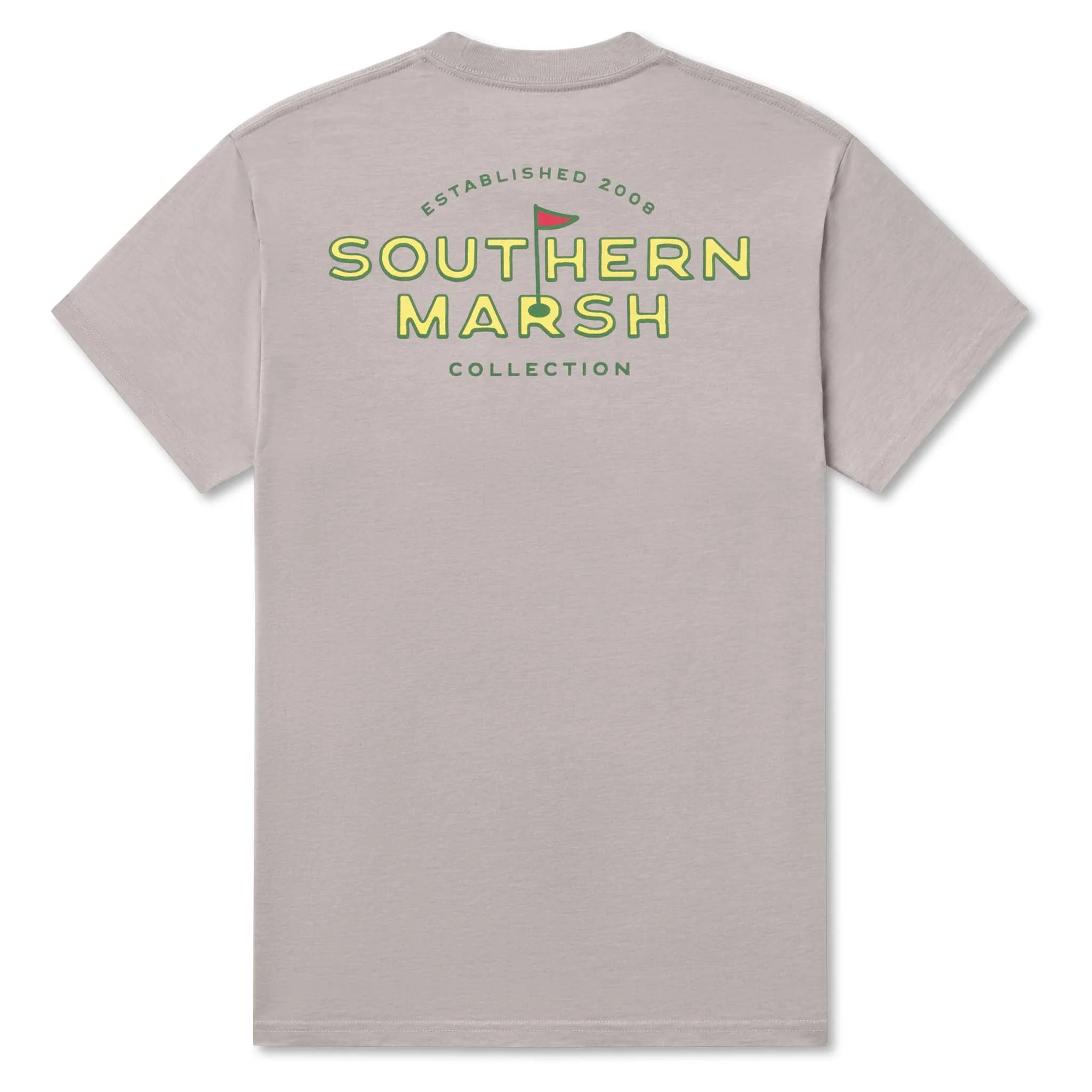 SEAWASH™ Branding Flagstick Short Sleeve T-Shirt in Light Grey