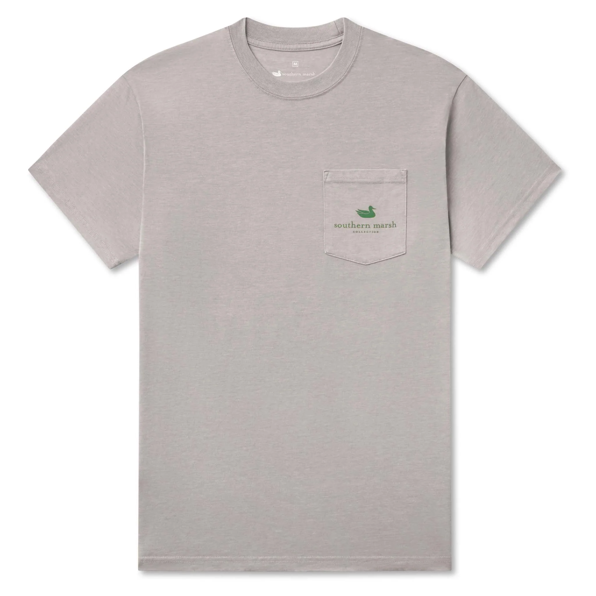 SEAWASH™ Branding Flagstick Short Sleeve T-Shirt in Light Grey - Image 2