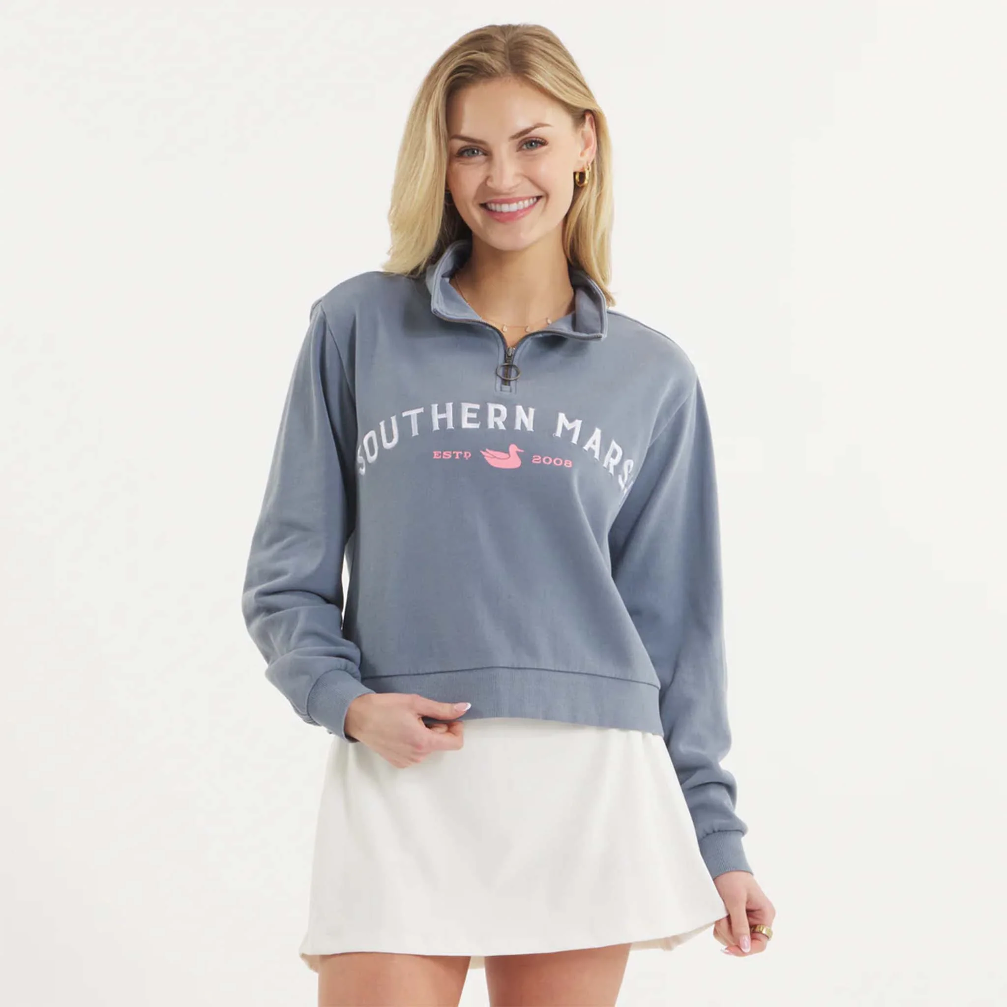 Women's SEAWASH™ Vintage 1/4 Zip Crewneck - Image 11