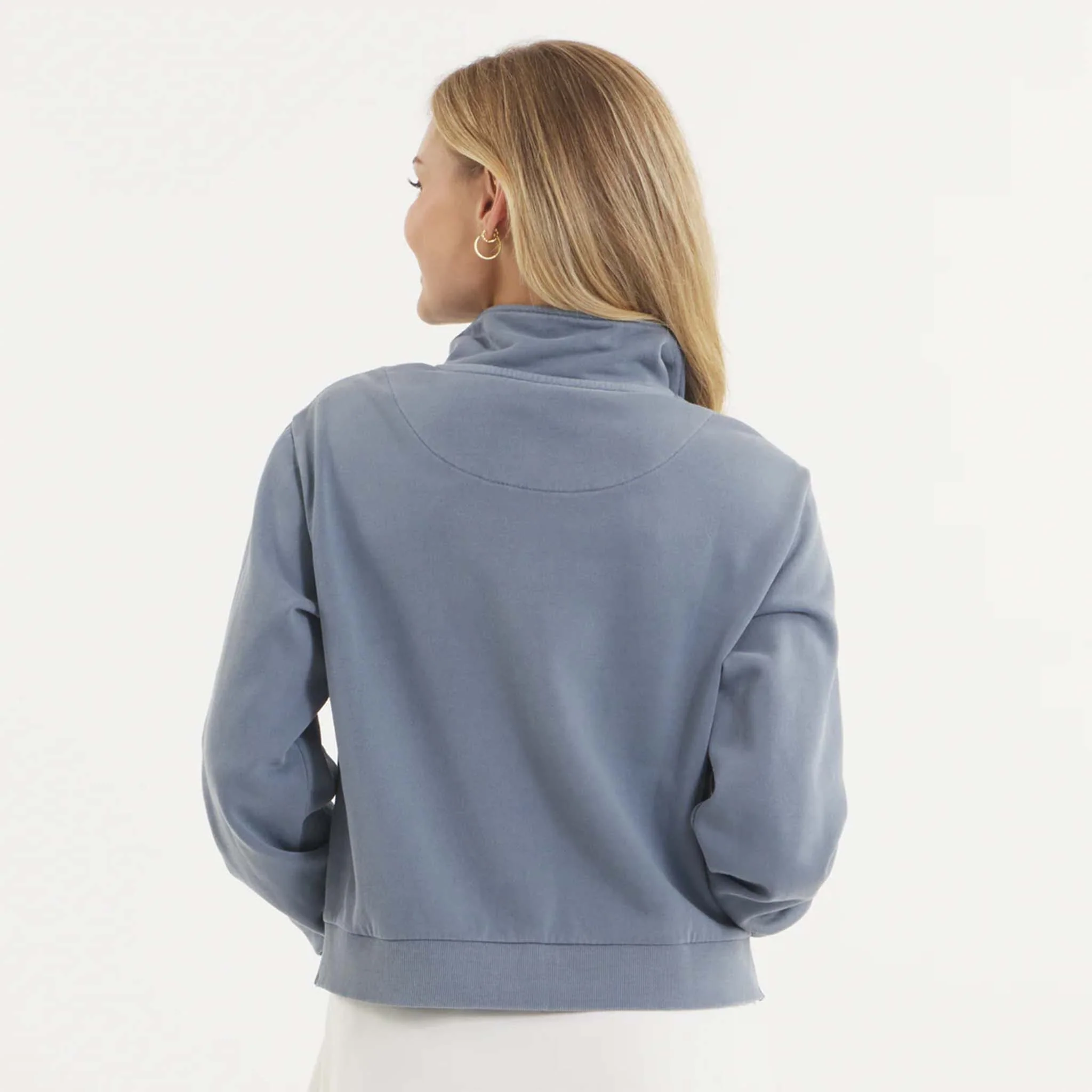 Women's SEAWASH™ Vintage 1/4 Zip Crewneck - Image 12