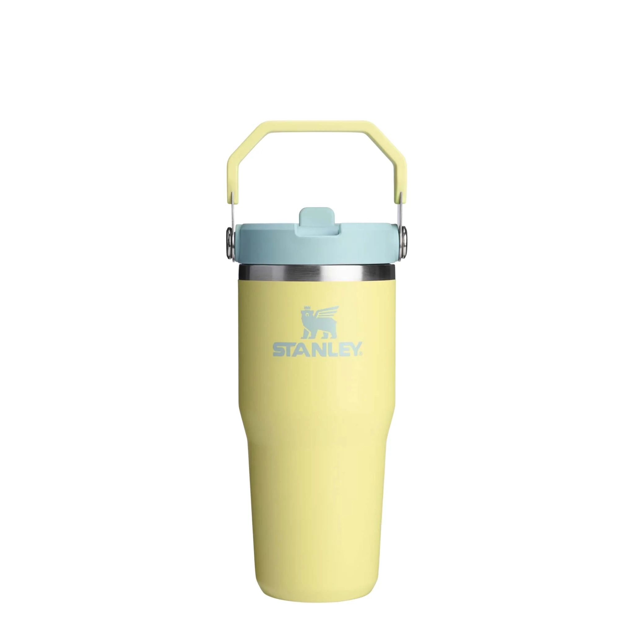 The 14oz IceFlow Flip Straw in Pomelo