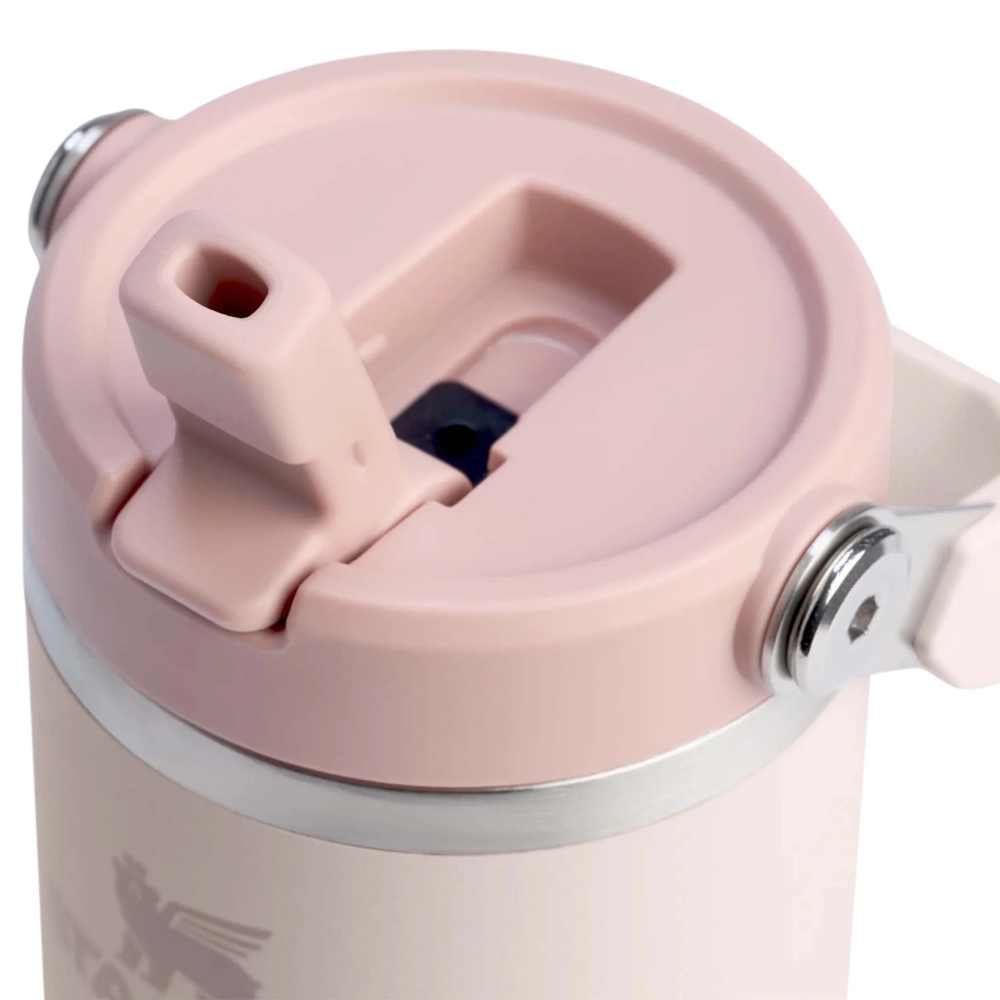 The 14oz IceFlow Flip Straw in Rose Quartz - Image 3