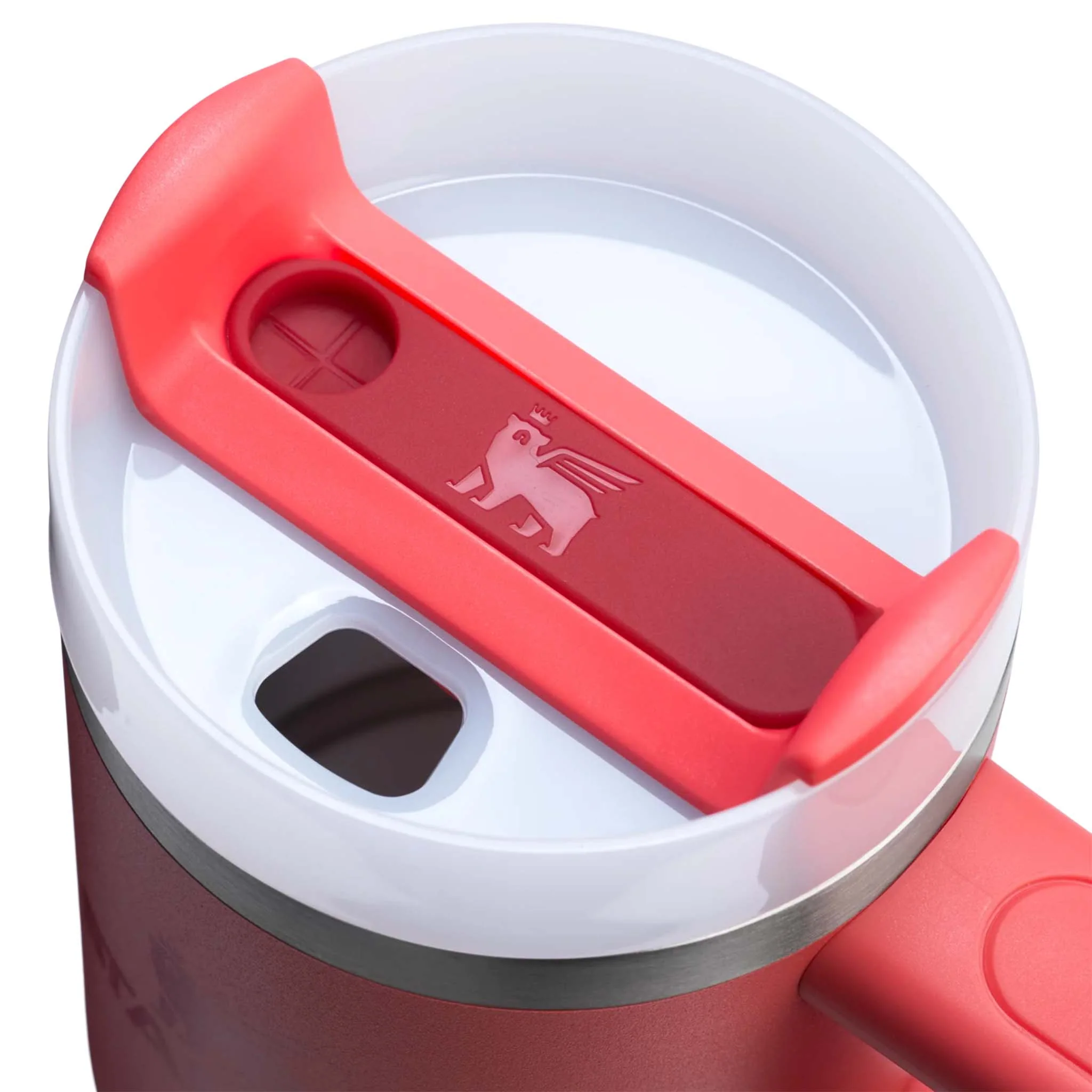 The 14oz Quencher H2.0 Flowstate™ Tumbler in Hot Coral - Image 3