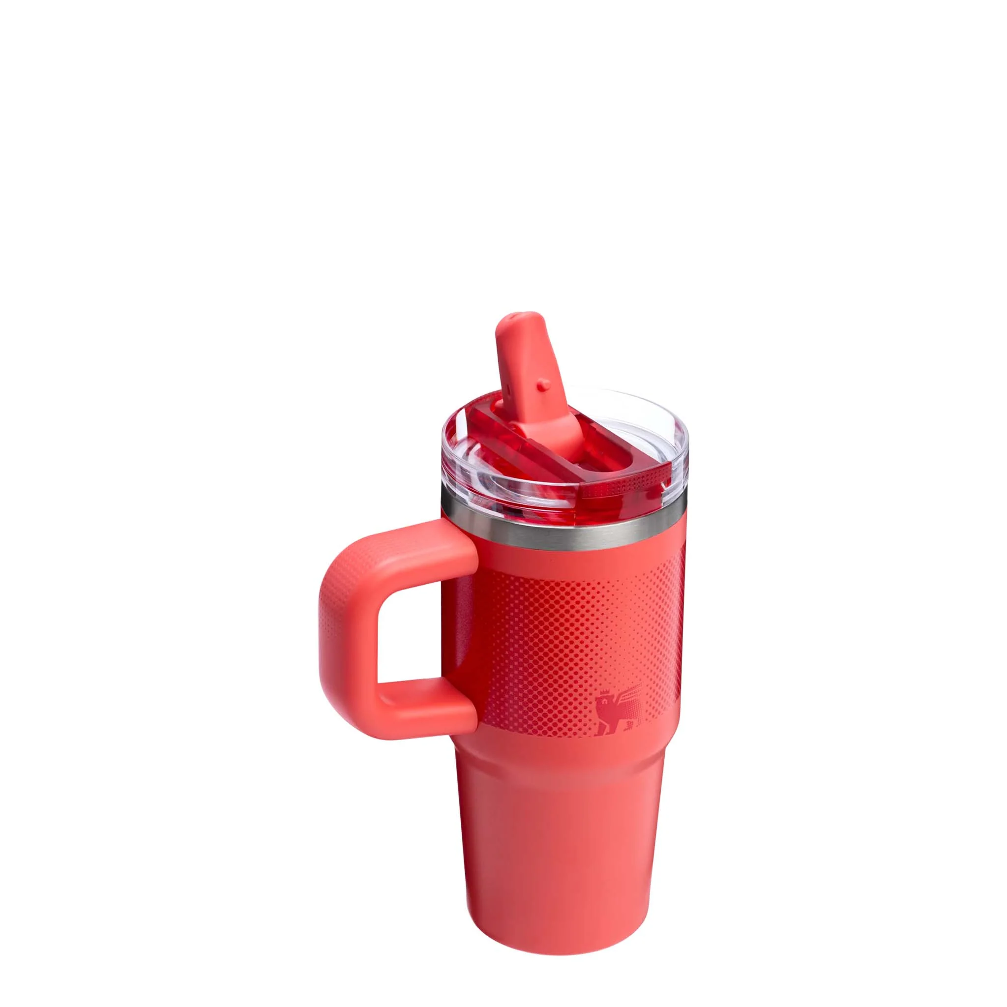 The 14oz The Quencher ProTour Flip Straw Tumbler in Hot Coral - Image 2
