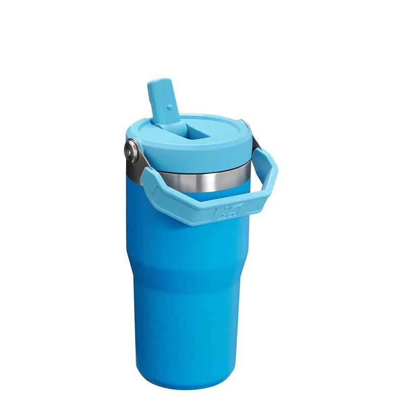 The 20oz IceFlow™ Flip Straw Tumbler in Azure - Image 2