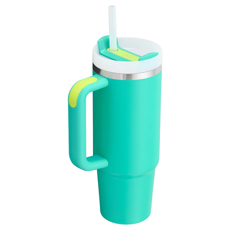 The 30oz Quencher H2.0 Flowstate™ Tumbler in Tropical Teal - Image 2