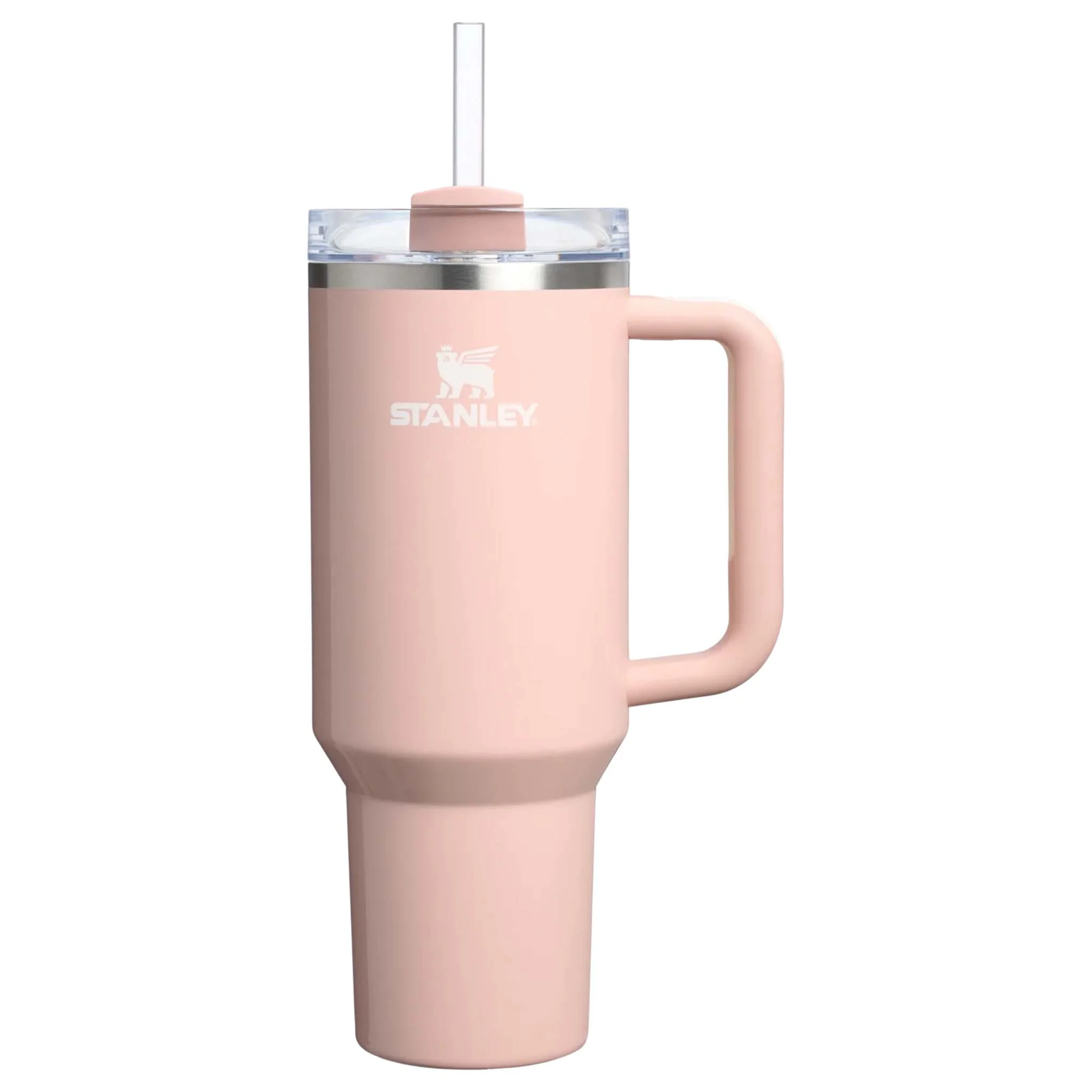 The 40oz Quencher H2.0 Flowstate™ Tumbler in Peach Whip Gloss