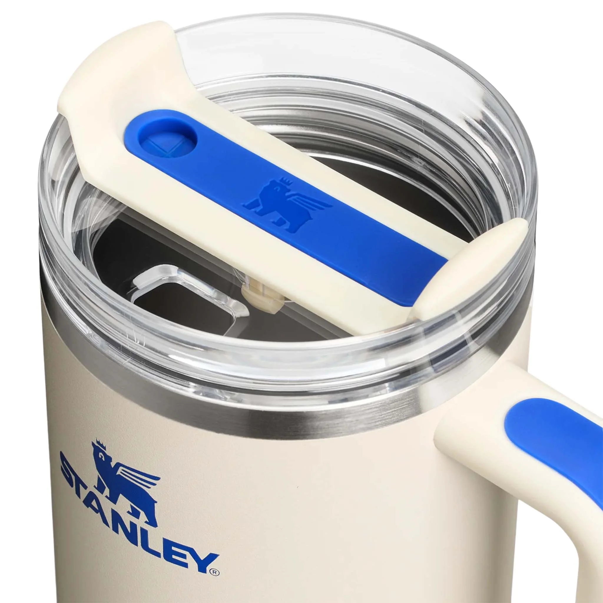 The 40oz Quencher H2.0 Flowstate™ Tumbler In Cream Royal - Image 3