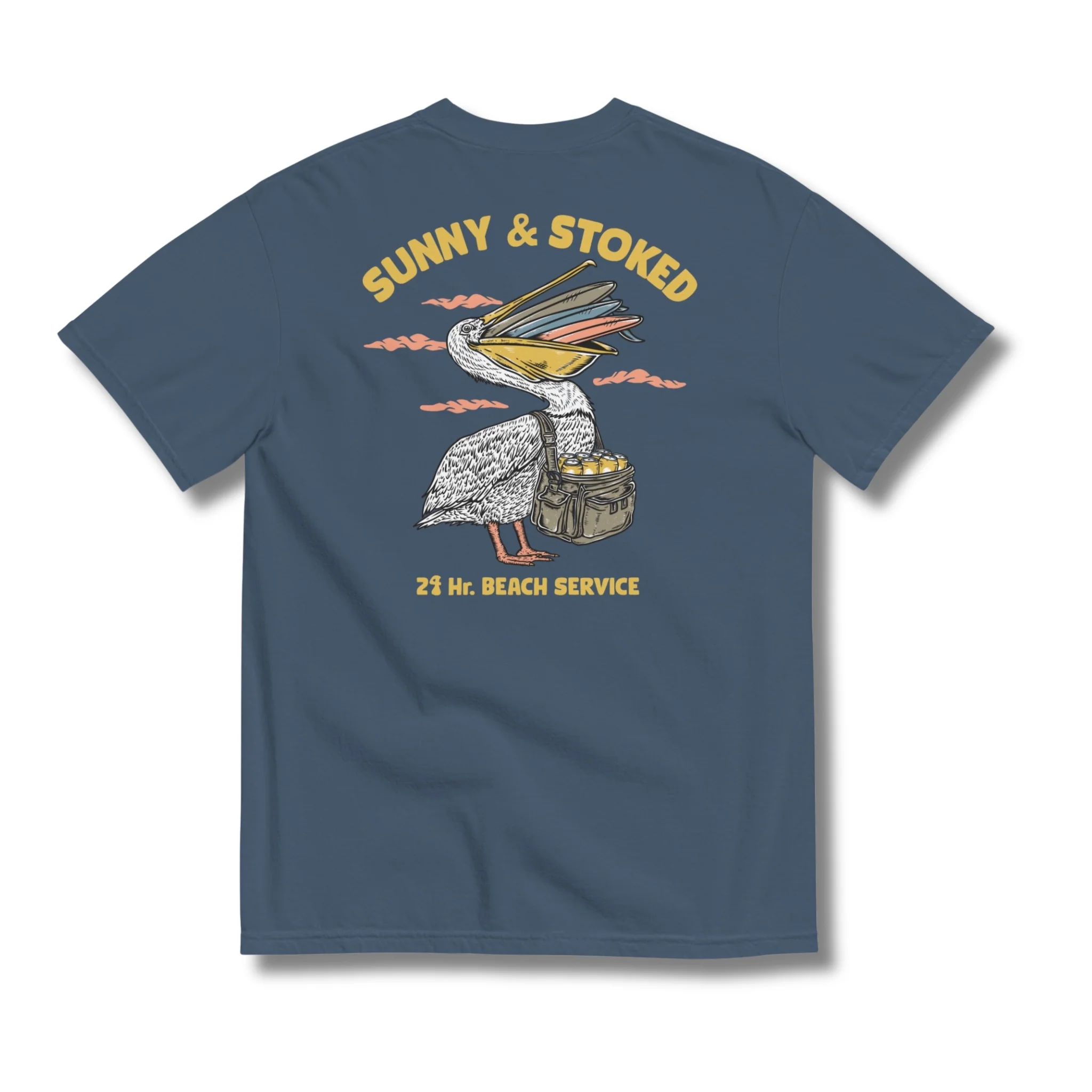 Sunny & Stoked Beach Service Short Sleeve T-Shirt
