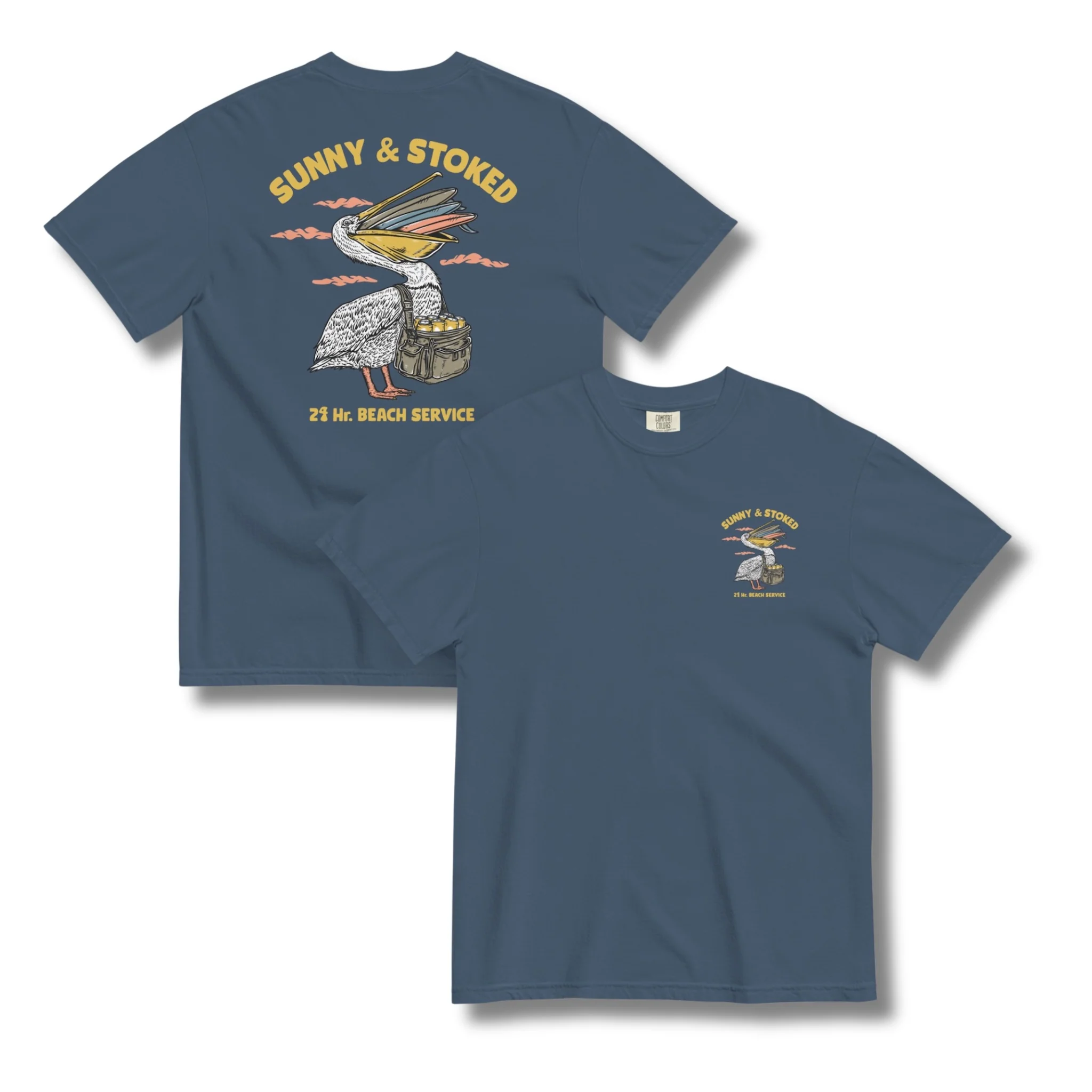 Sunny & Stoked Beach Service Short Sleeve T-Shirt - Image 2