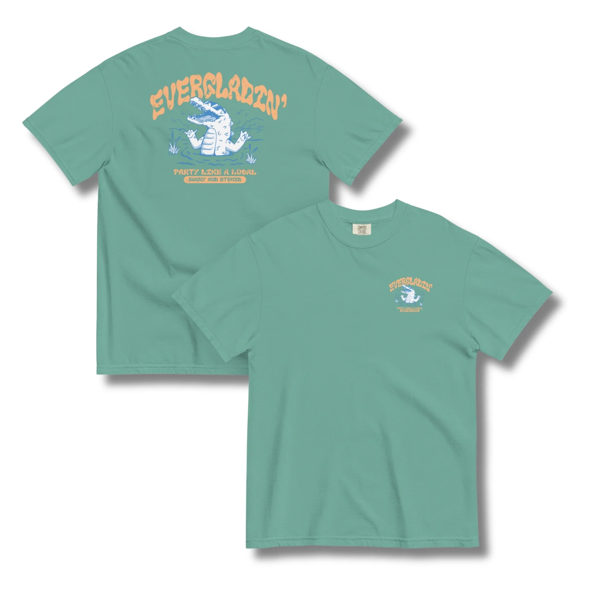 Sunny & Stoked Evergladin' Short Sleeve T-Shirt - Image 2