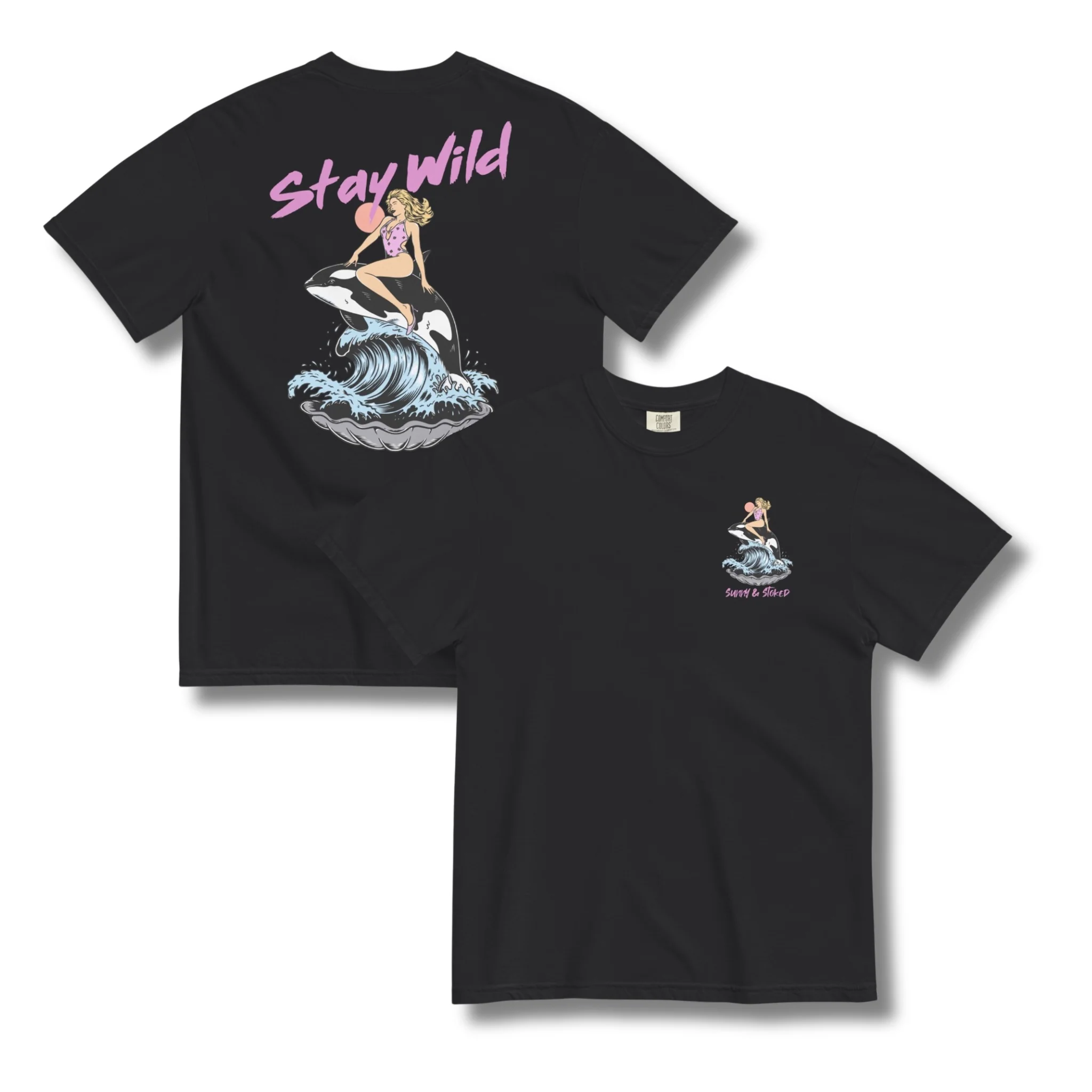 Sunny & Stoked Stay Wild Short Sleeve T-Shirt - Image 2