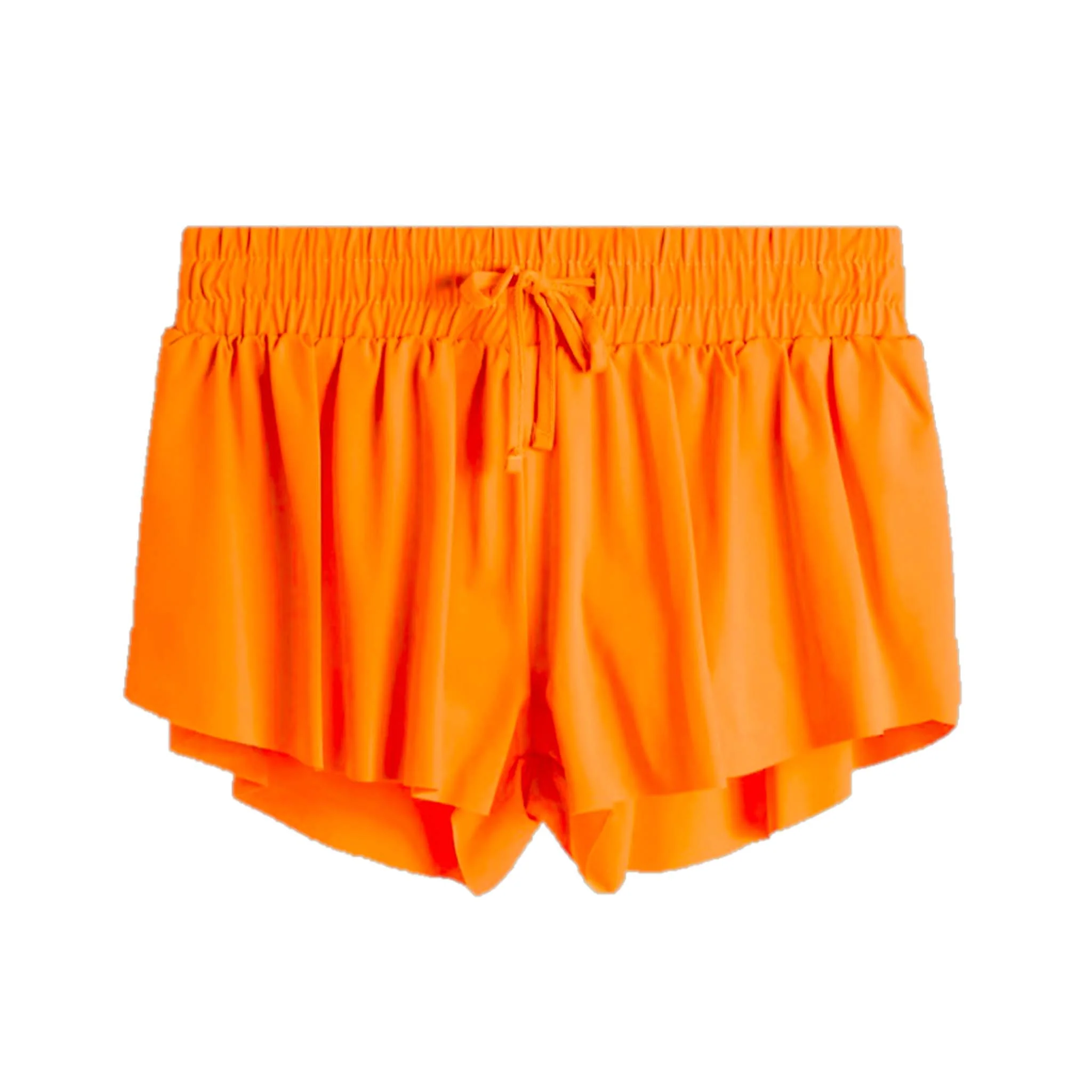 Youth Collegiate Flyaway Shorts in Orange